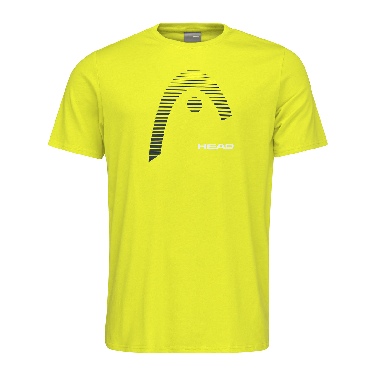 HEAD Club Carl T-shirt Heren - geel,