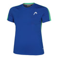 Tie-Break T-shirt Dames - blauw, groen