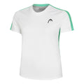 Tie-Break T-shirt Dames - wit, groen