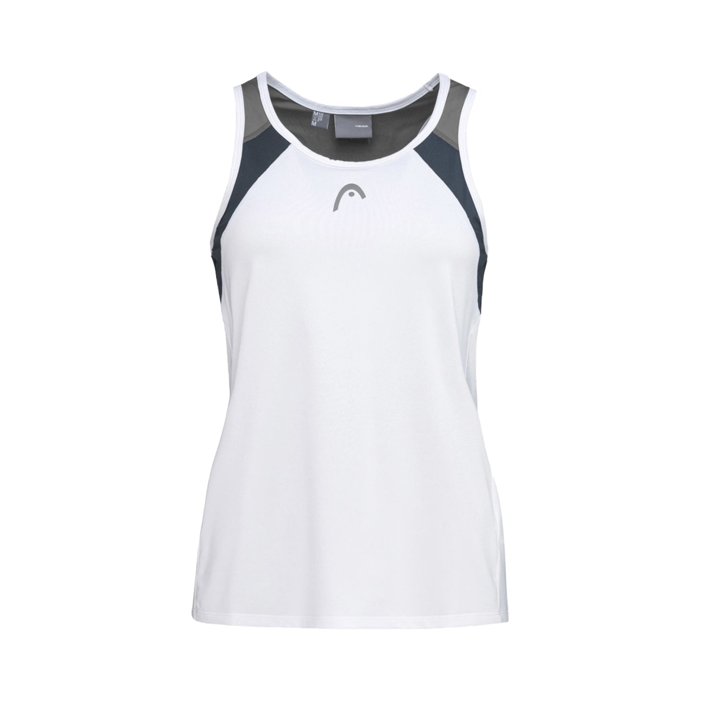 HEAD Club 22 Tanktop Meisjes - wit, donkerblauw