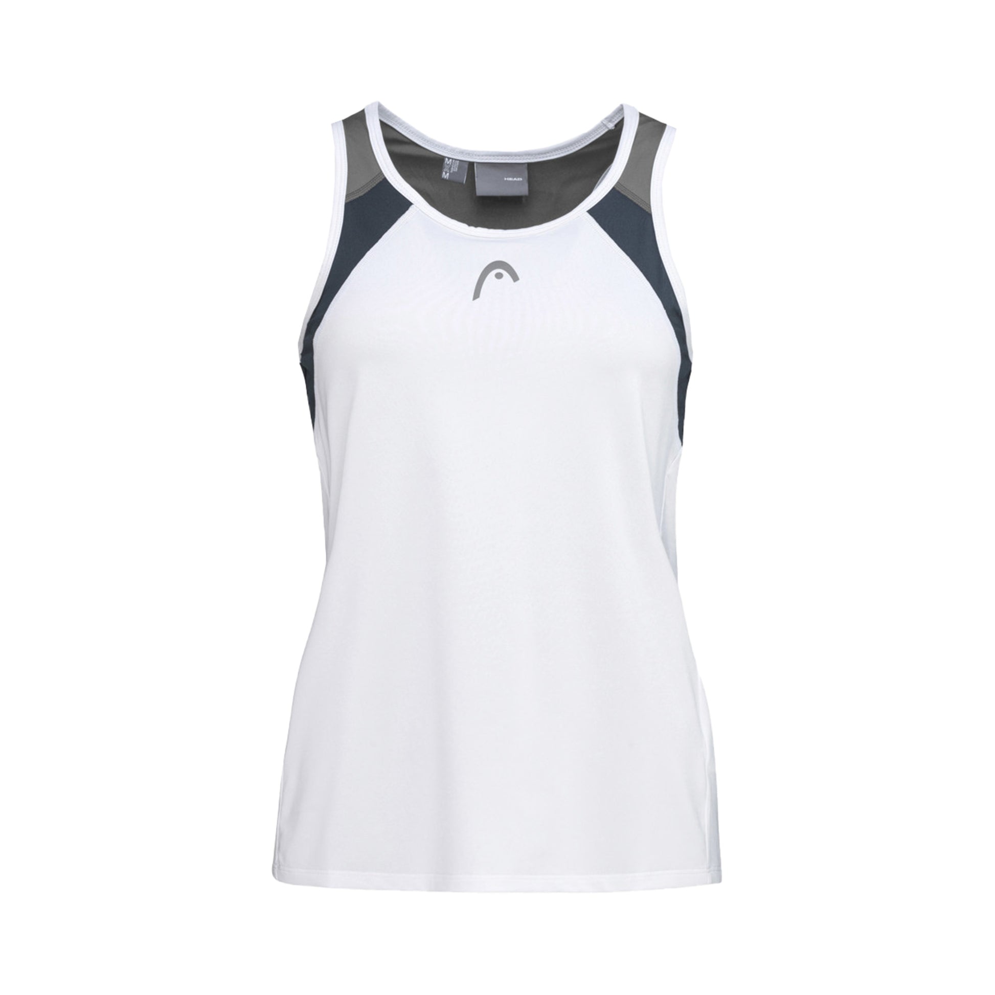 HEAD Club 22 Tanktop Meisjes - wit, donkerblauw