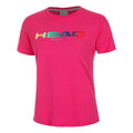 Rainbow T-shirt Dames - pink,