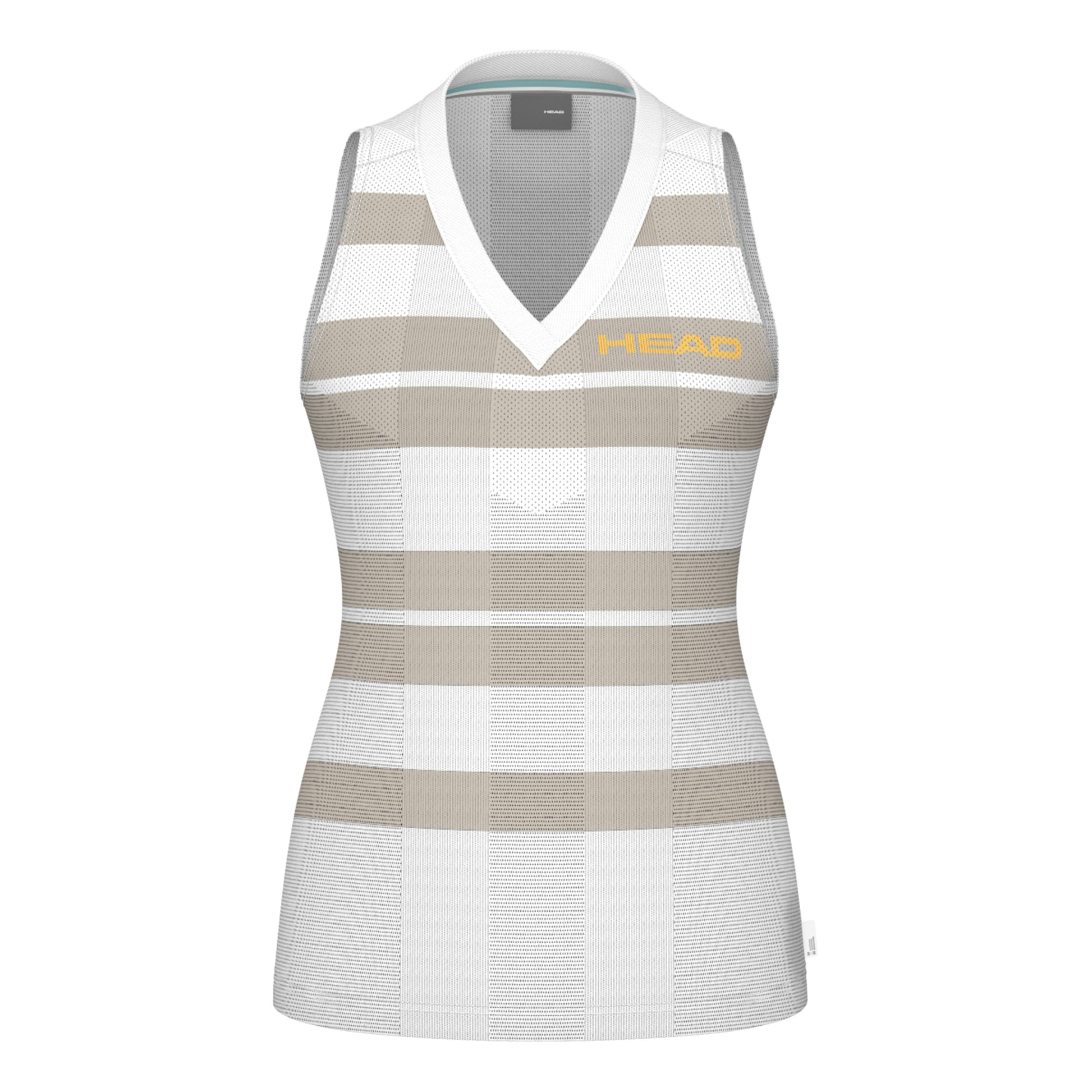 HEAD Performance Tanktop Dames-Wit,Beige