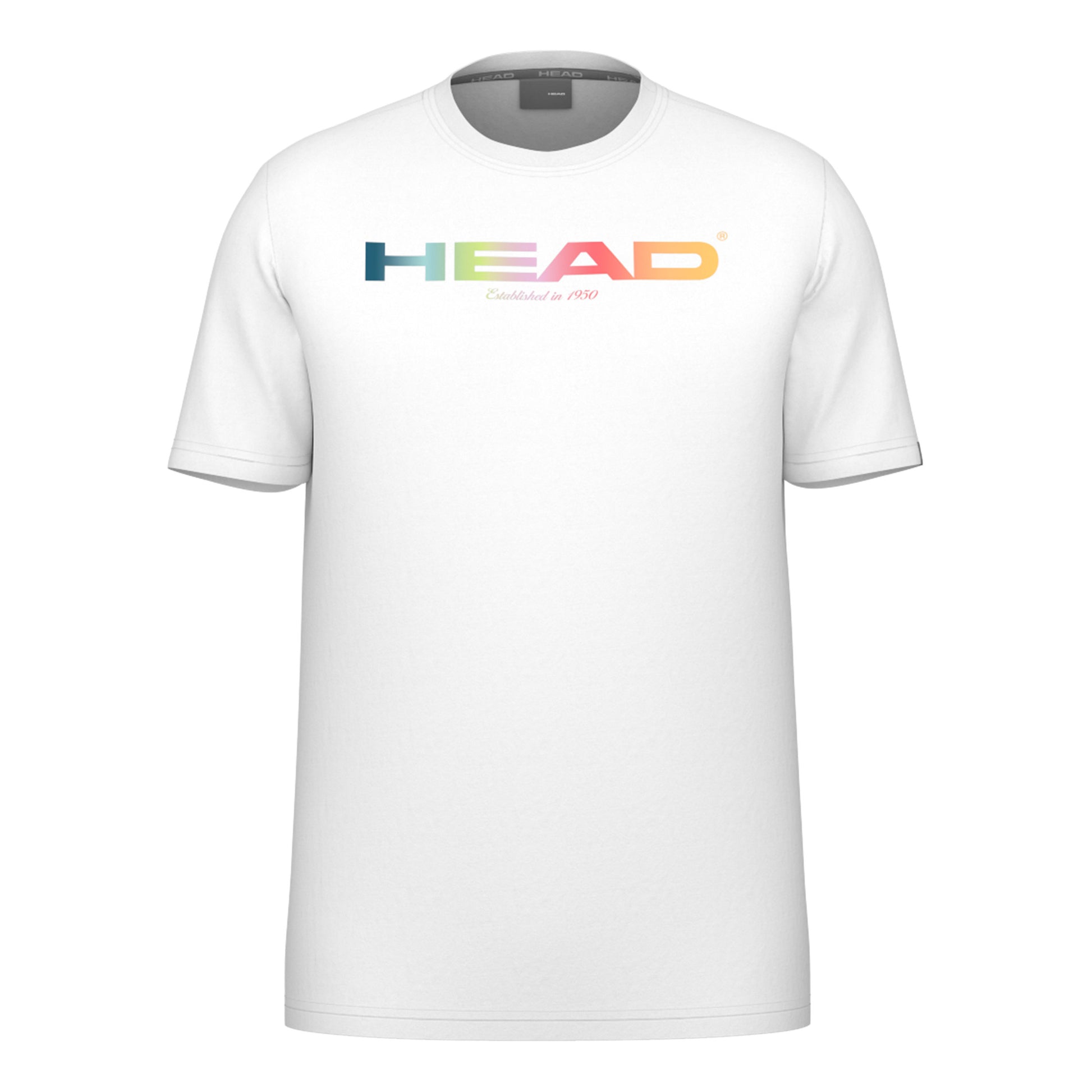 HEAD Rainbow T-shirt Heren-Wit