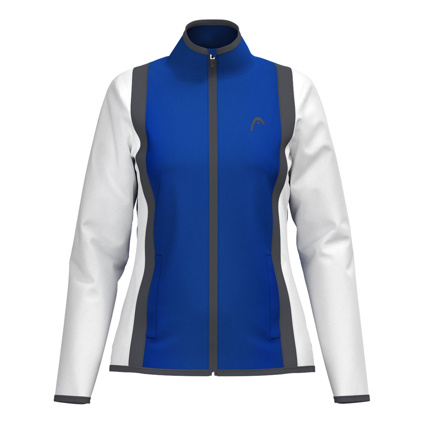 HEAD Club 25 Jacket Women Trainingsjack Dames-Blauw,Wit