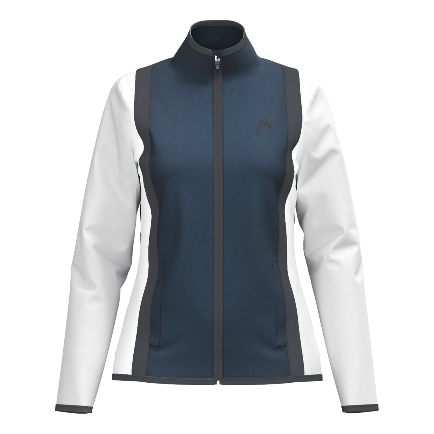 HEAD Club 25 Jacket Women Trainingsjack Dames-Donkerblauw,Wit