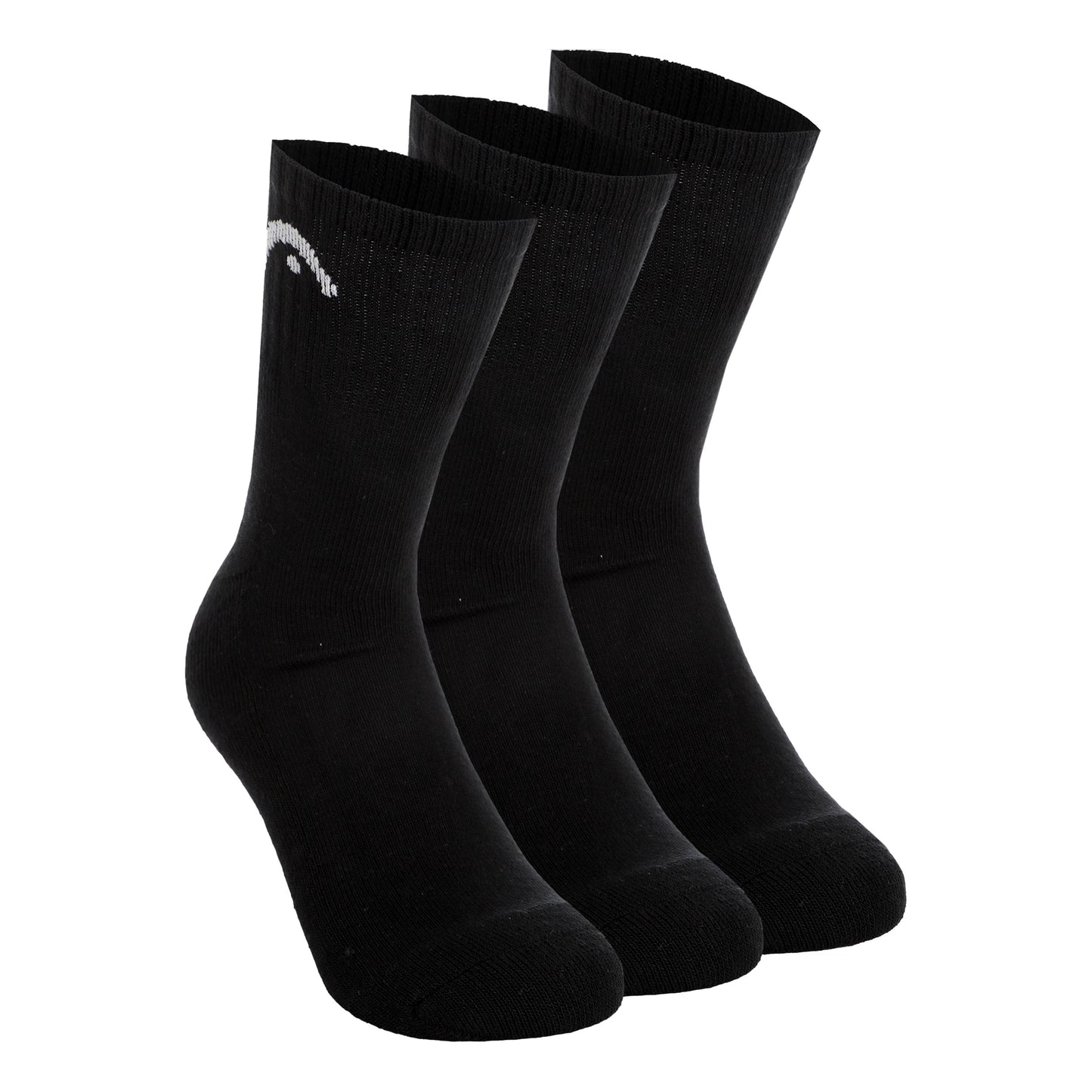 HEAD Short Crew Tennissokken Verpakking 3 stuks Unisex - zwart,