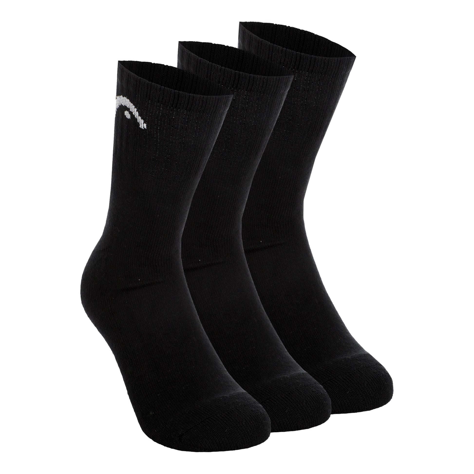 HEAD Short Crew Tennissokken Verpakking 3 stuks Unisex - zwart,