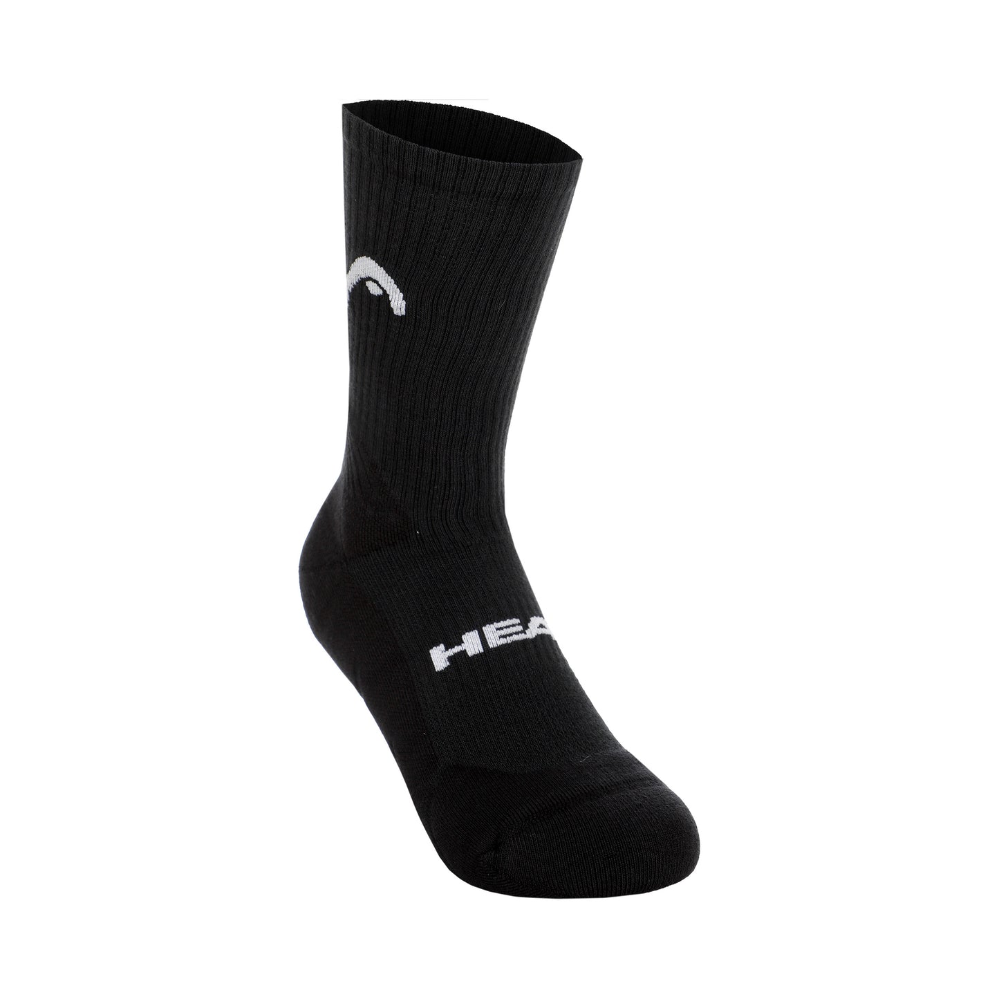 HEAD Tennis Crew Athletes Tennissokken Verpakking 1 Stuk-Zwart
