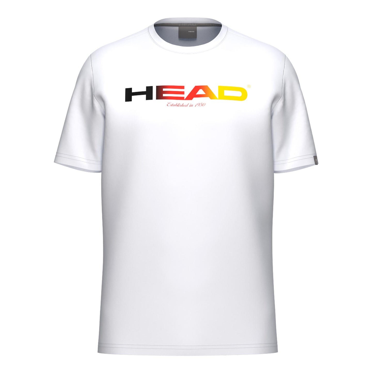 HEAD DTB Rainbow T-shirt Heren-wit