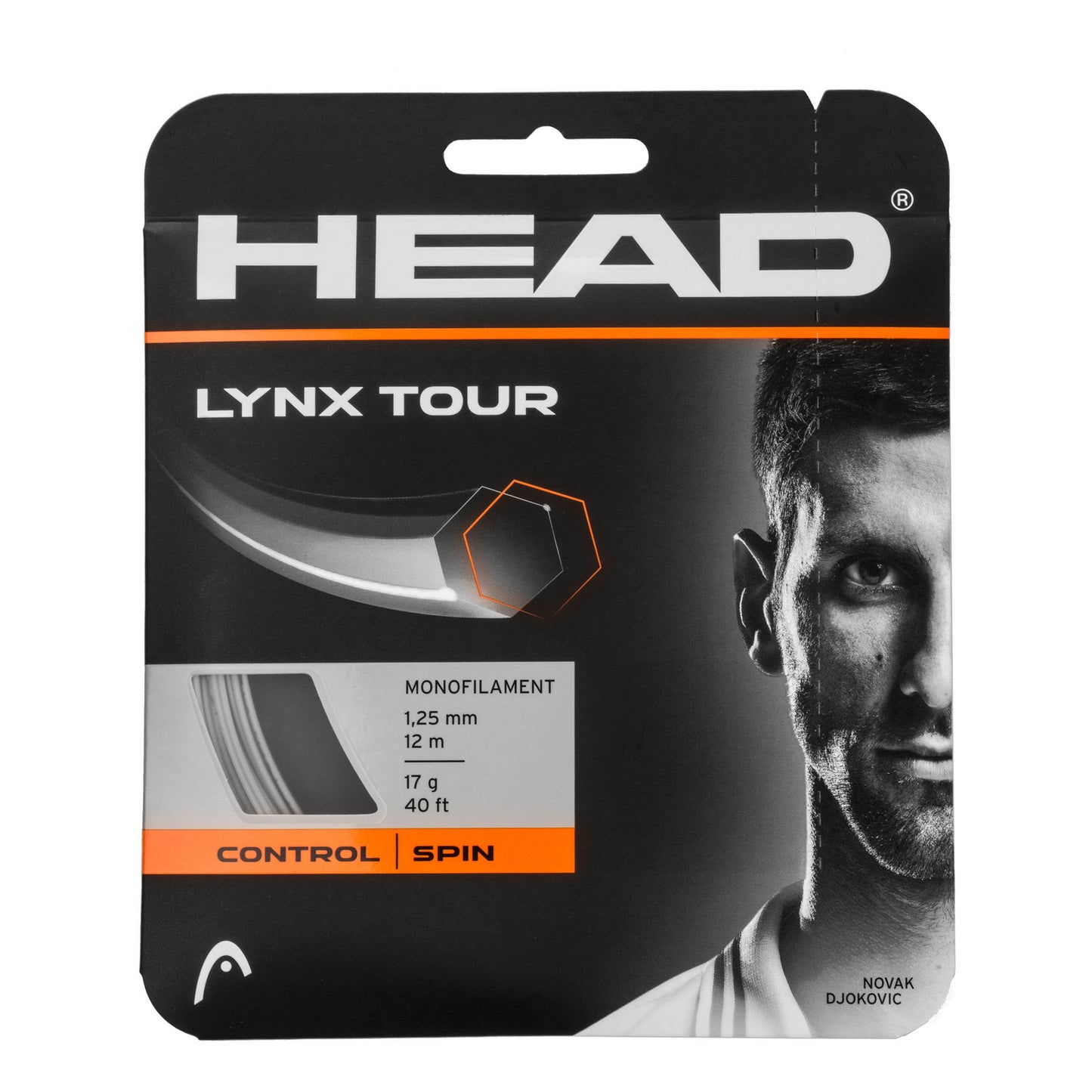 HEAD Lynx Tour Set Snaren 12m-Grijs