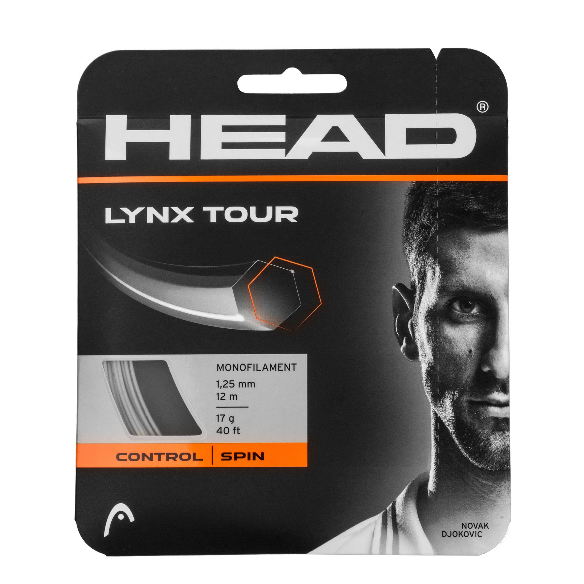 HEAD Lynx Tour Set Snaren 12m-Grijs