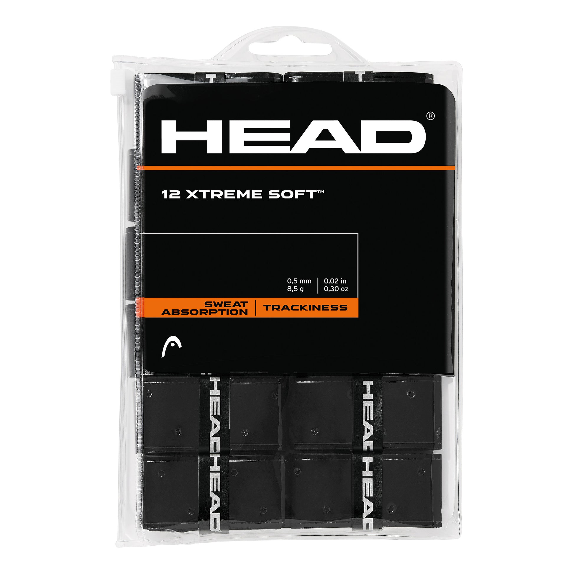 HEAD Xtreme Soft  Verpakking 12 stuks - zwart