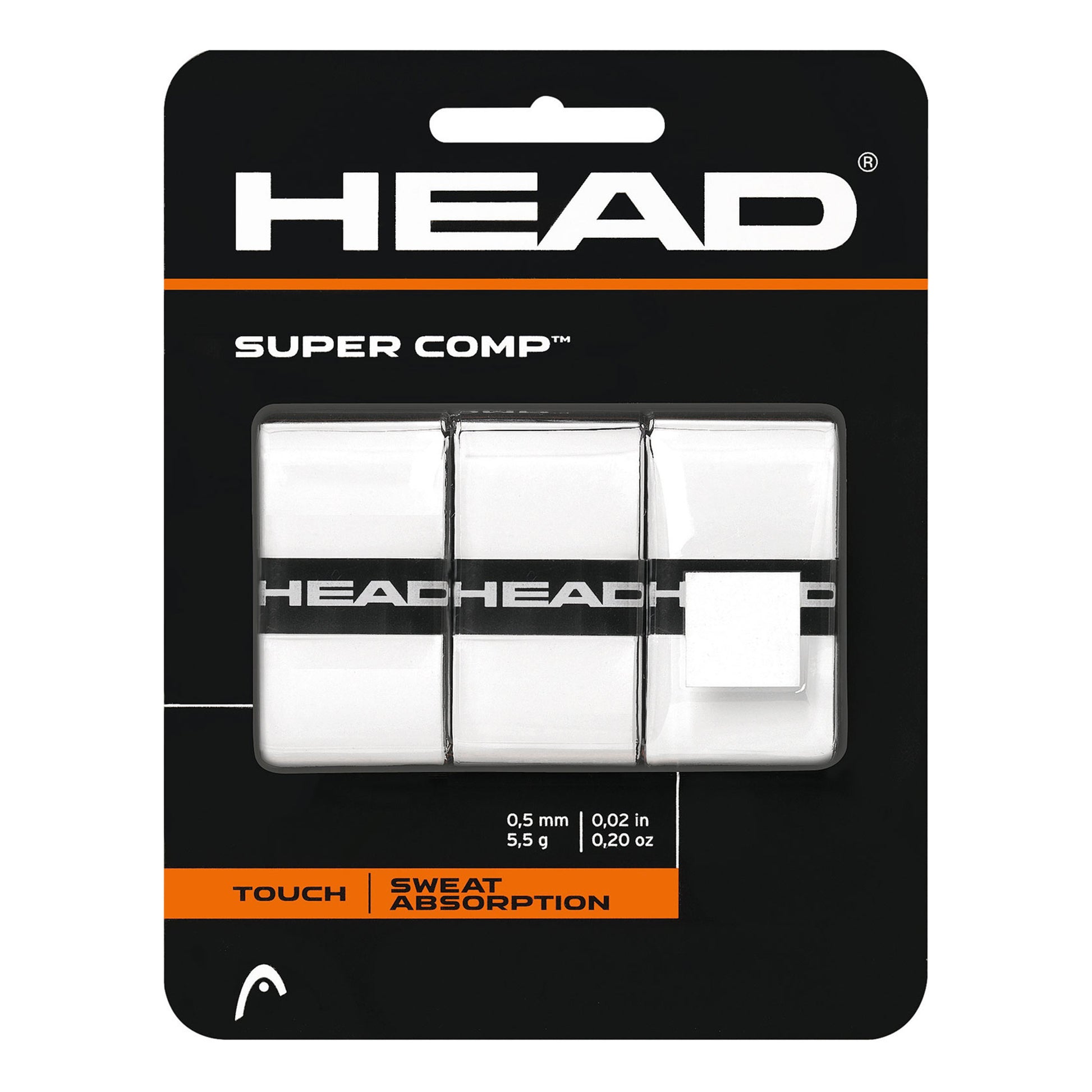 HEAD Super Comp Verpakking 3 stuks - wit