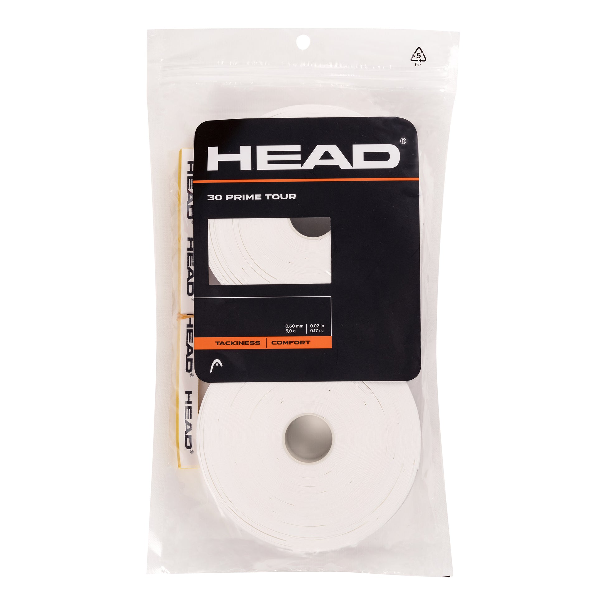 HEAD Prime Tour Verpakking 30 stuks - wit