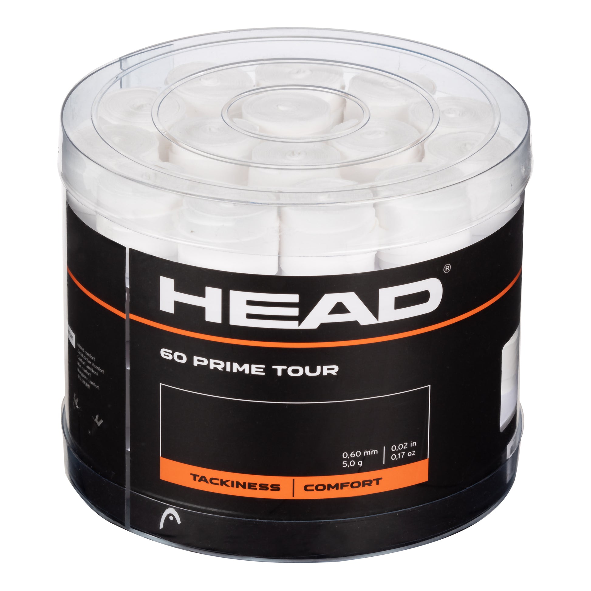 HEAD Prime Tour Verpakking 60 stuks - wit