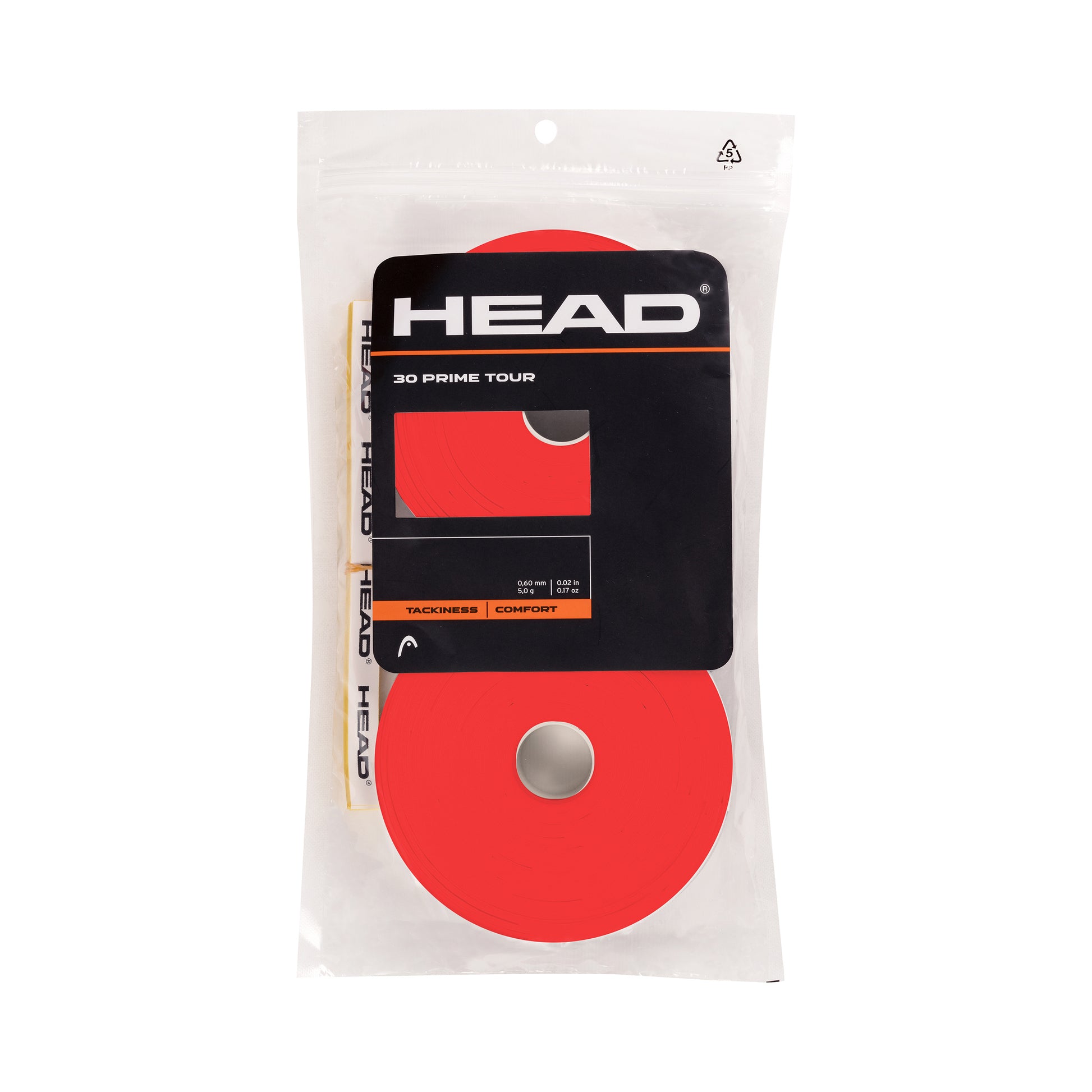 HEAD Prime Tour Verpakking 30 Stuks-Rood