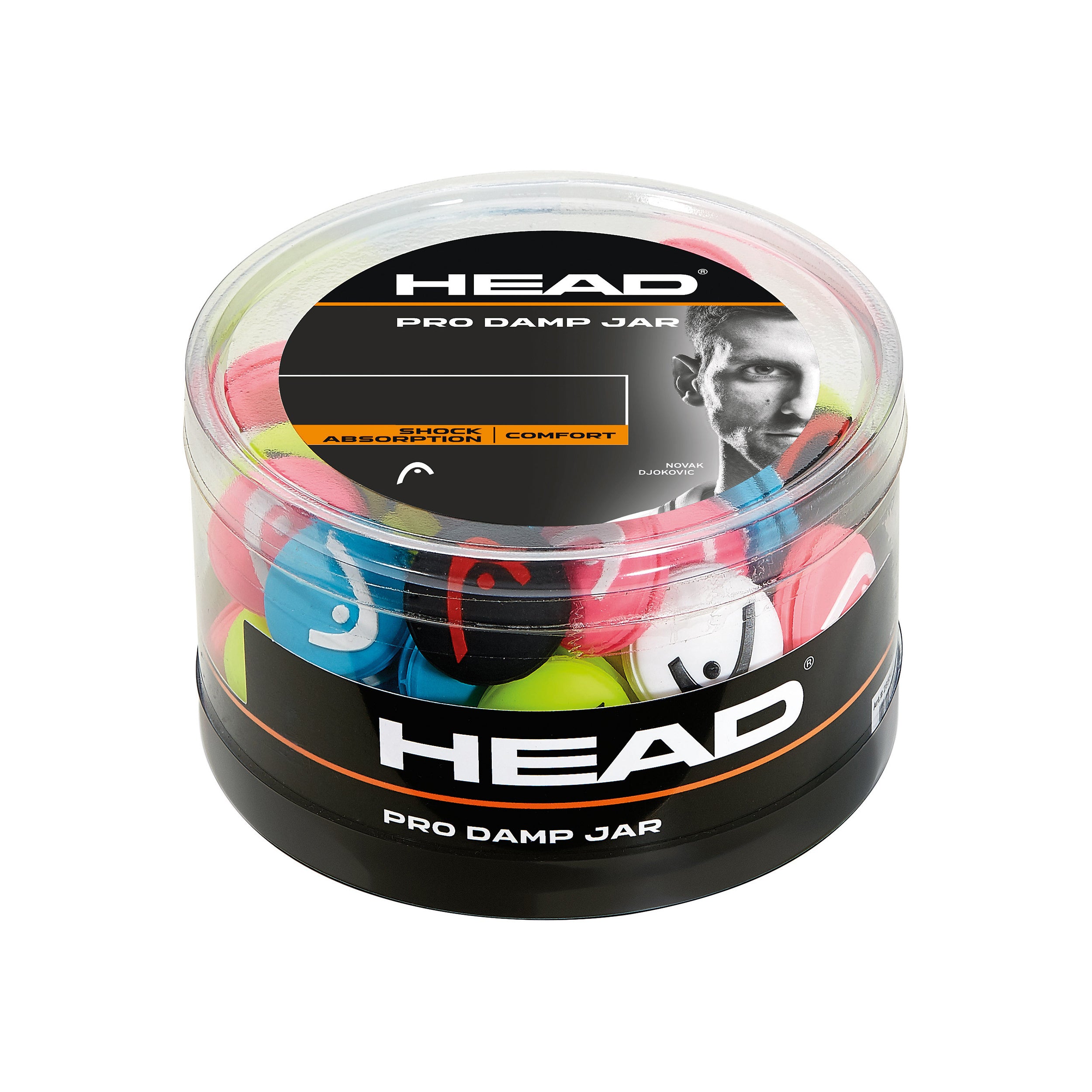 HEAD Pro Damp Mixed Demper Box 70 Stuks-Veelkleurig