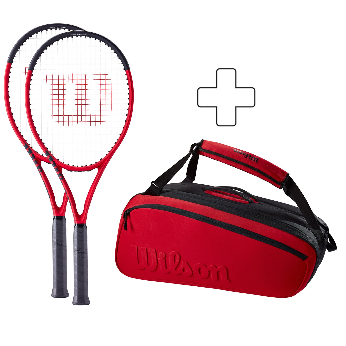 Wilson 100  V2.0 Racketpakket 2x Plus rackettas