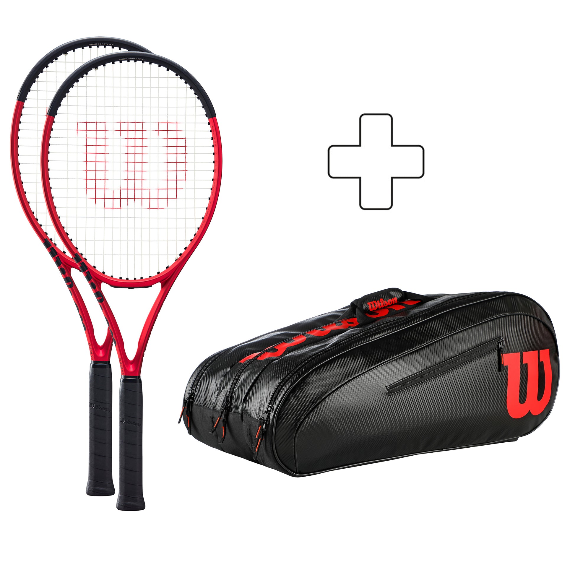 Wilson 2x Clash 100  Pro V2.0 Plus rackettas
