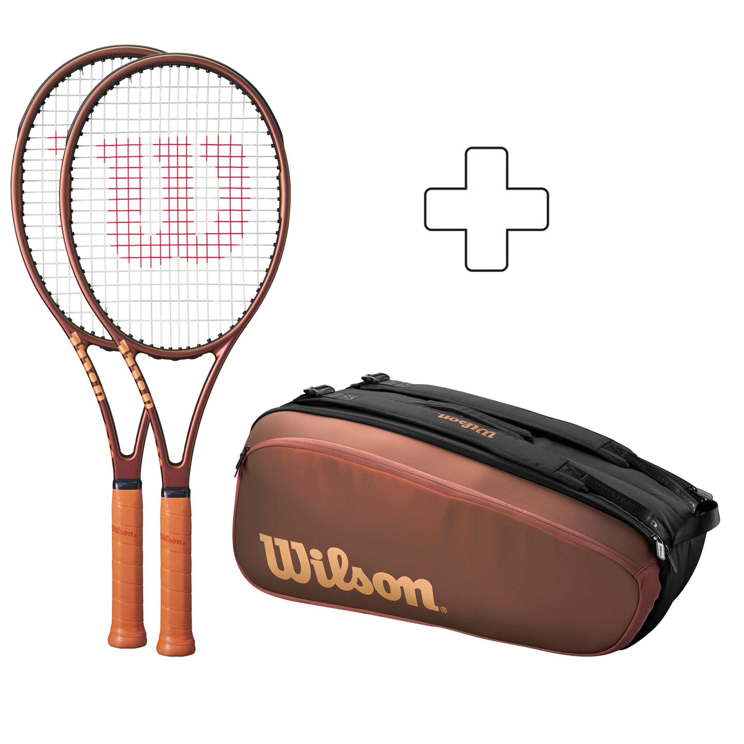 Wilson Verpakking 2 stuks 97L V14 Plus rackettas