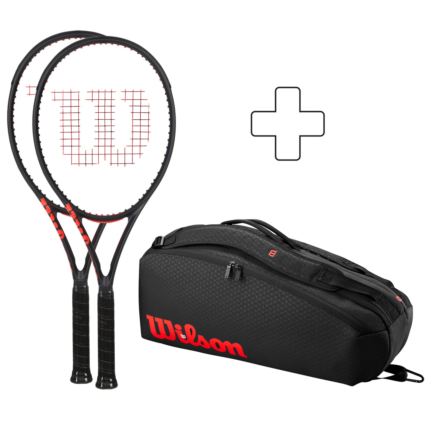 Wilson 2x Clash 100L V3.0 Plus rackettas