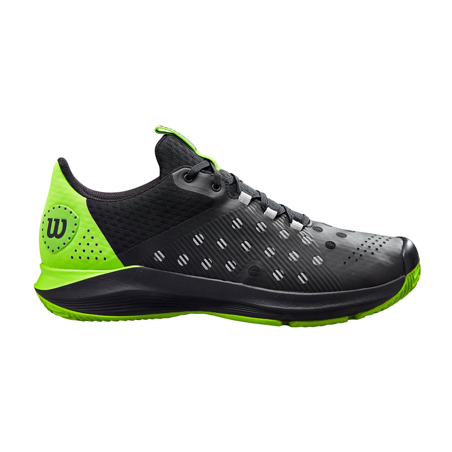 Wilson Hurakn Padel schoen Heren - zwart, neongroen