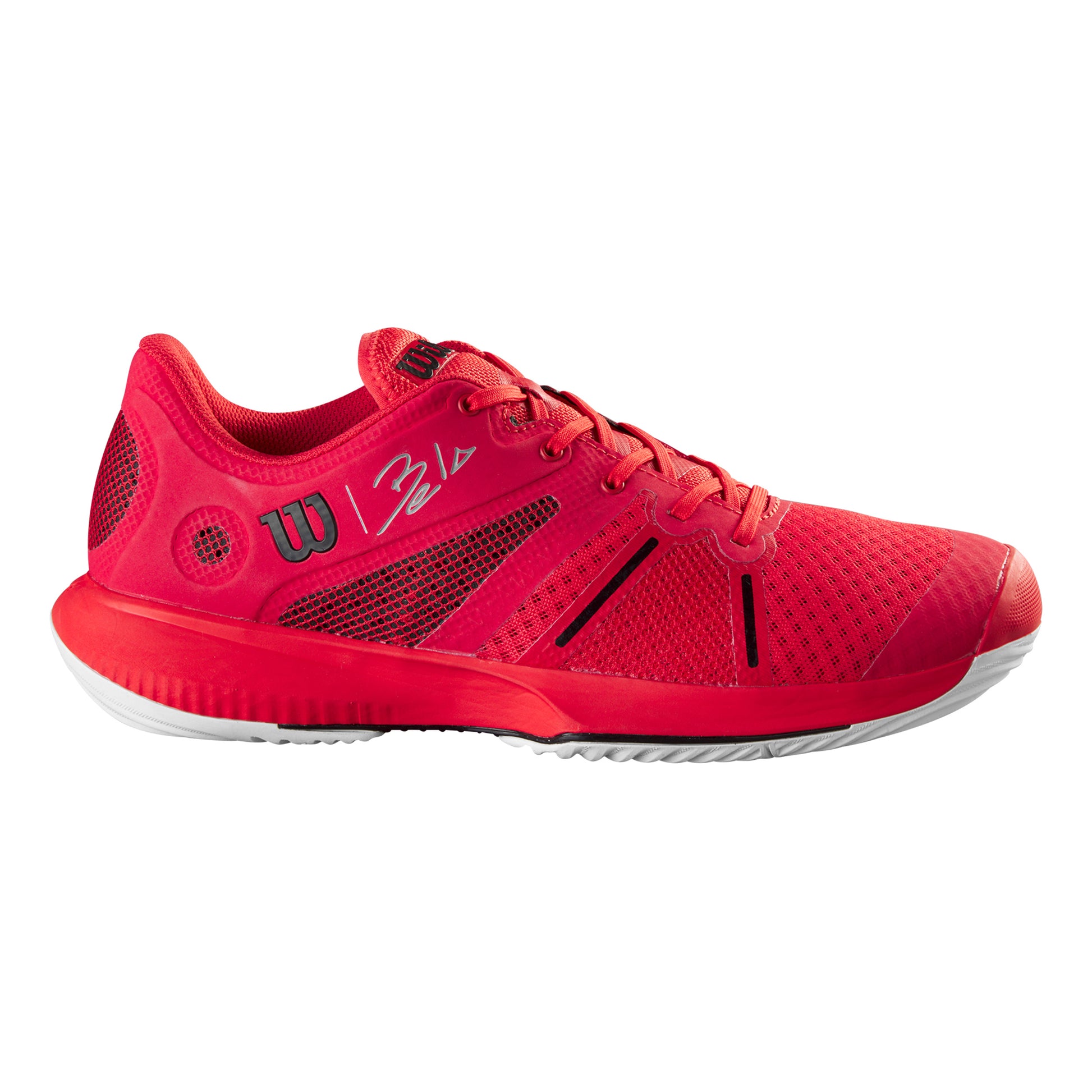 Wilson Bela Pro Red Padel schoen Heren - rood, wit