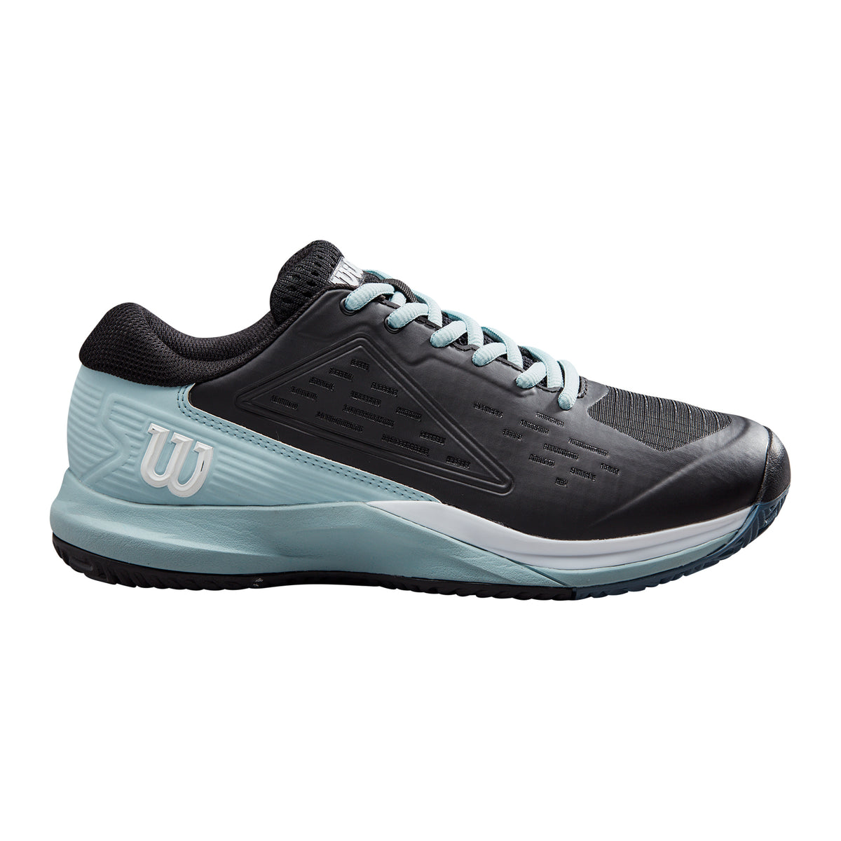 Wilson Rush Pro Ace Gravelschoen Dames-Zwart,Lichtblauw