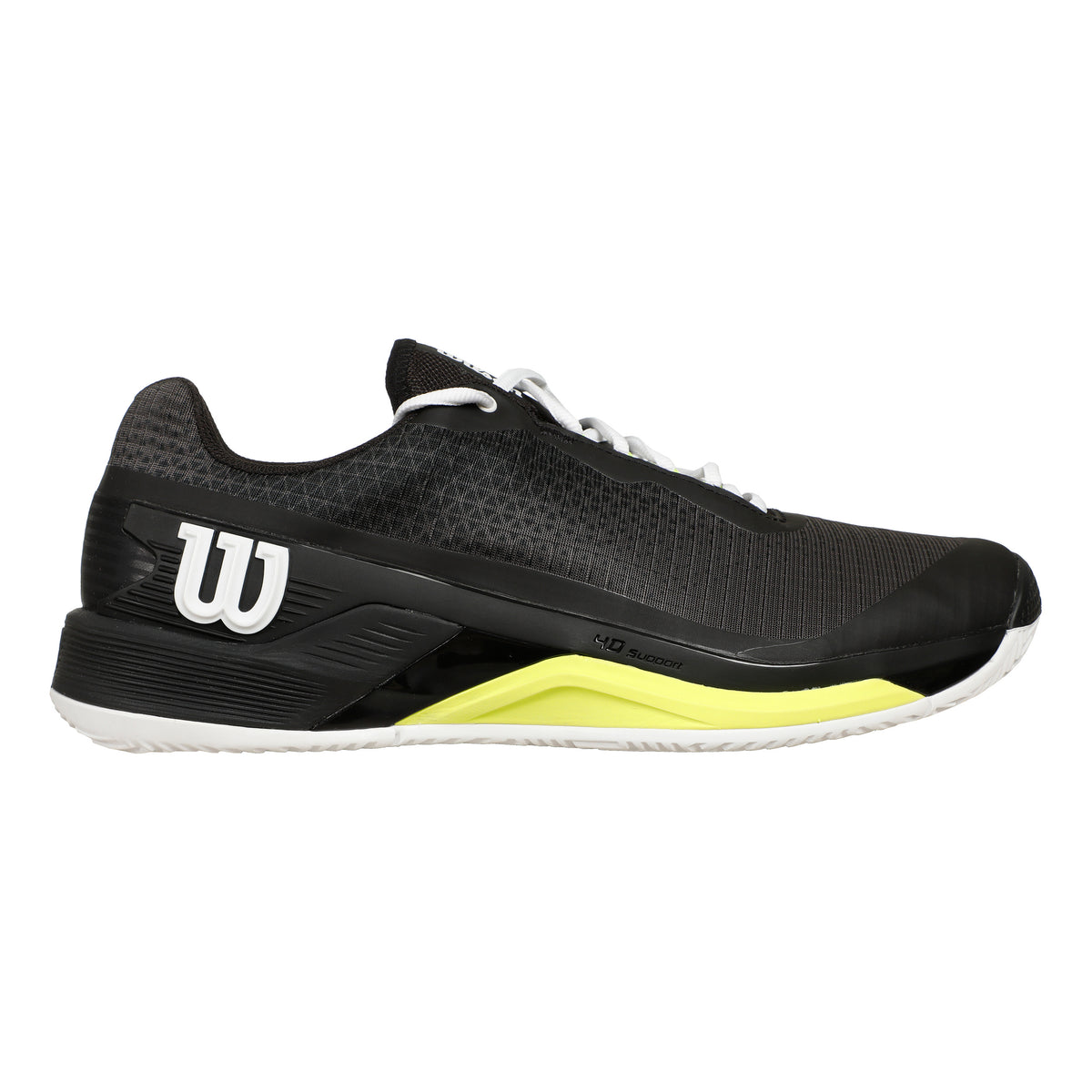 Wilson Rush Pro 4.0 Gravelschoen Heren - zwart, wit