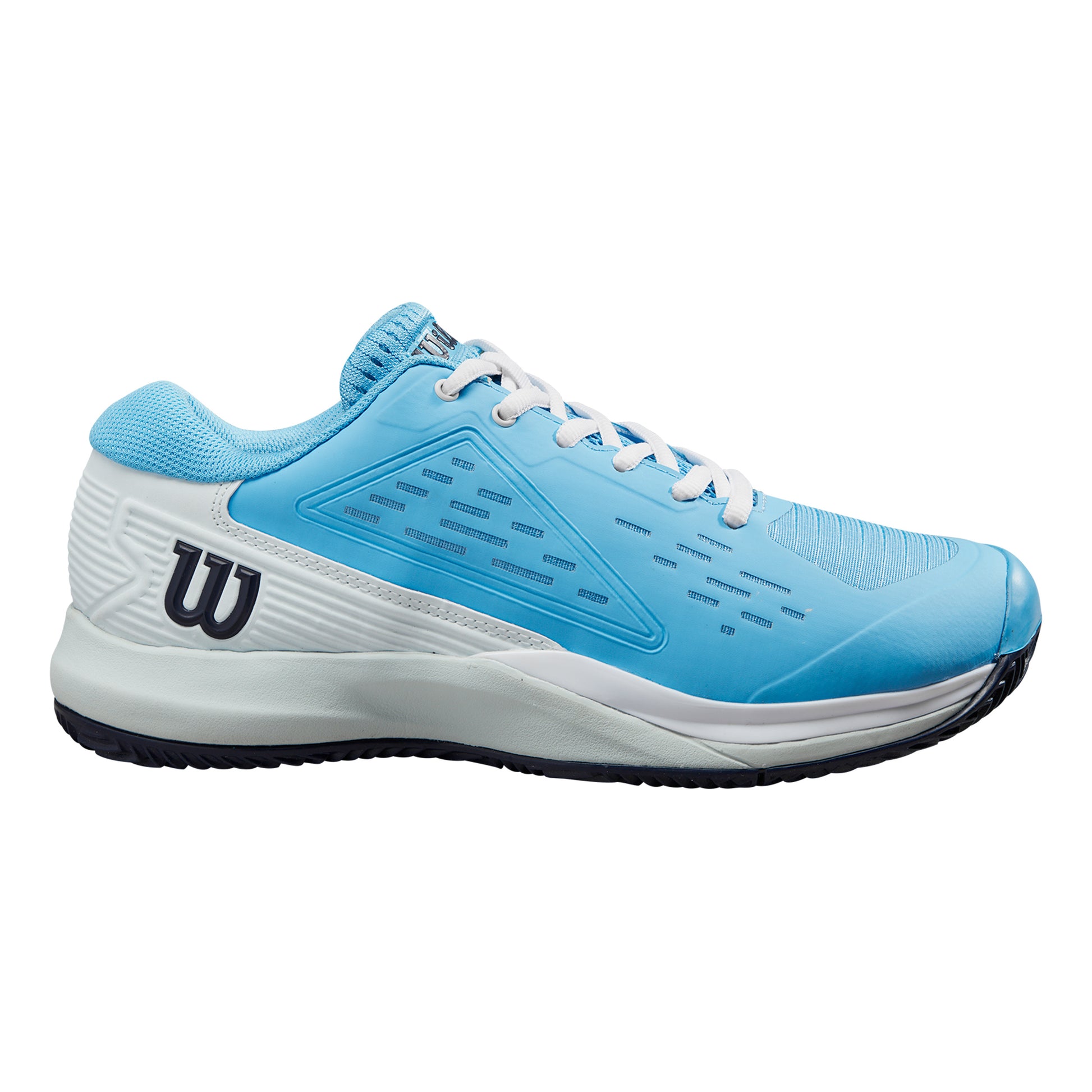 Wilson Rush Pro ACE CLY Gravelschoen Dames-Lichtblauw,Wit