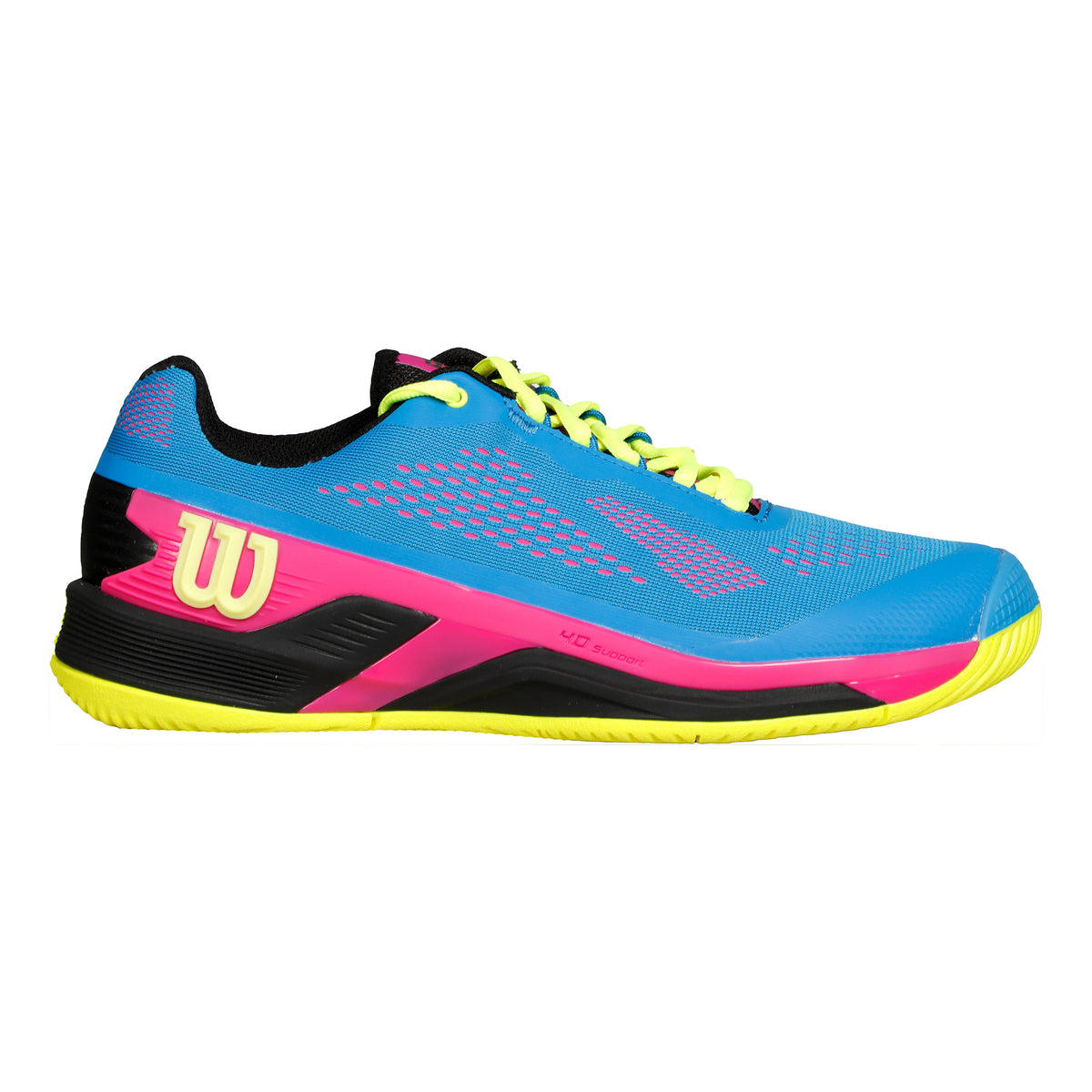 Wilson Rush Pro 4.0 Allcourt Schoen Heren-Blauw,Veelkleurig