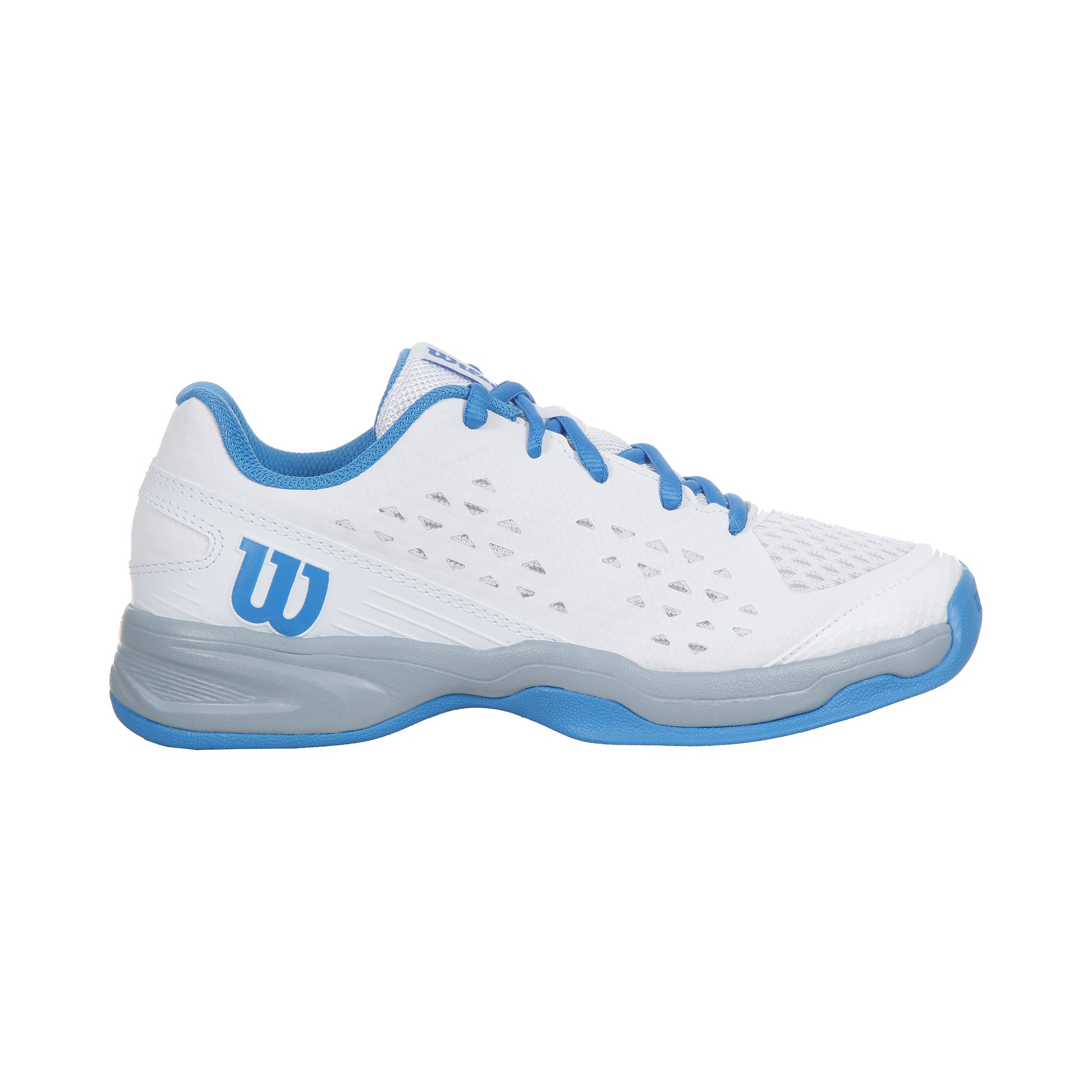 Wilson Rush Pro QL Carpet Tennisschoen Tapijt Kinderen-Wit,Zwart