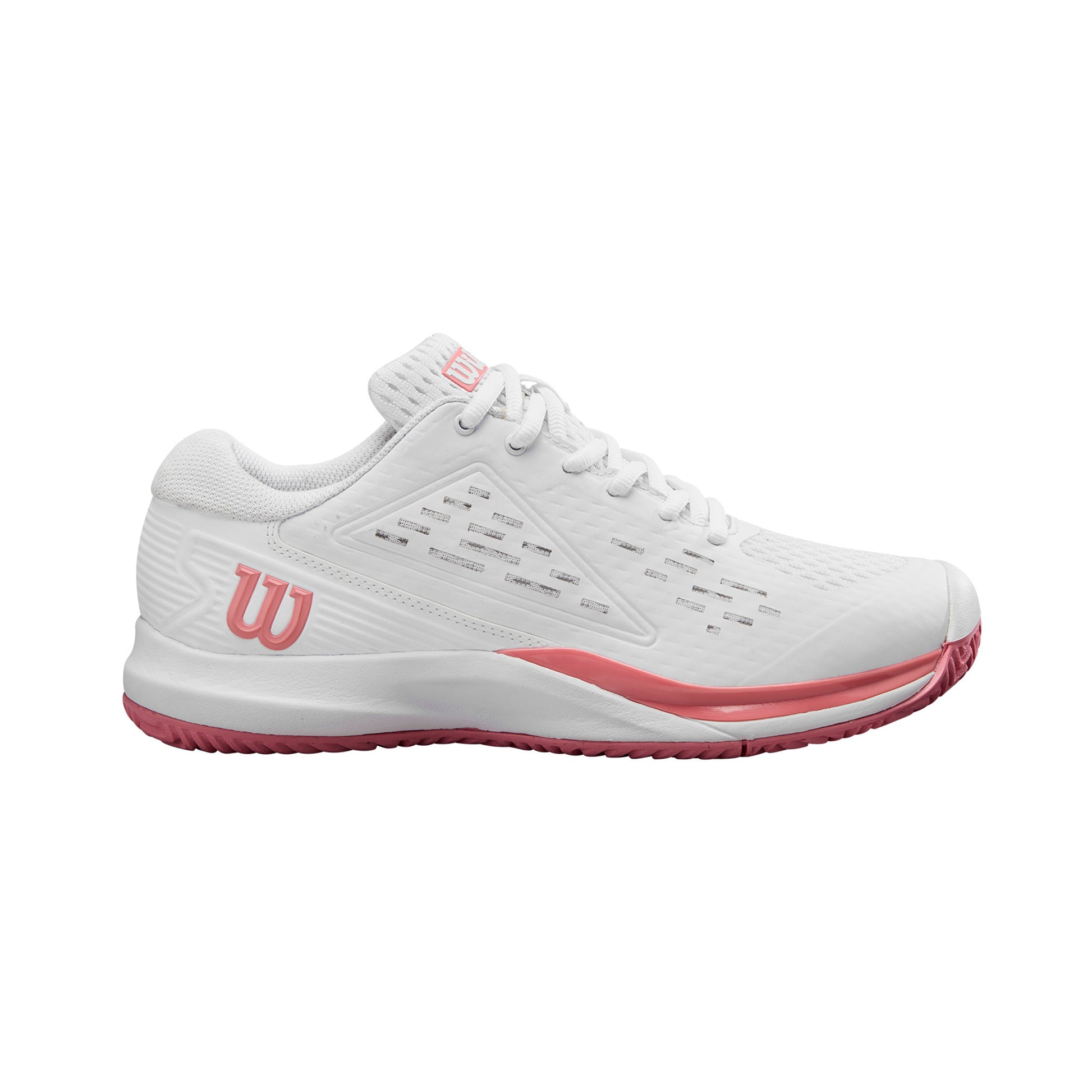Wilson Rush Pro Ace Allcourt Schoen Kinderen-Wit,Mauve