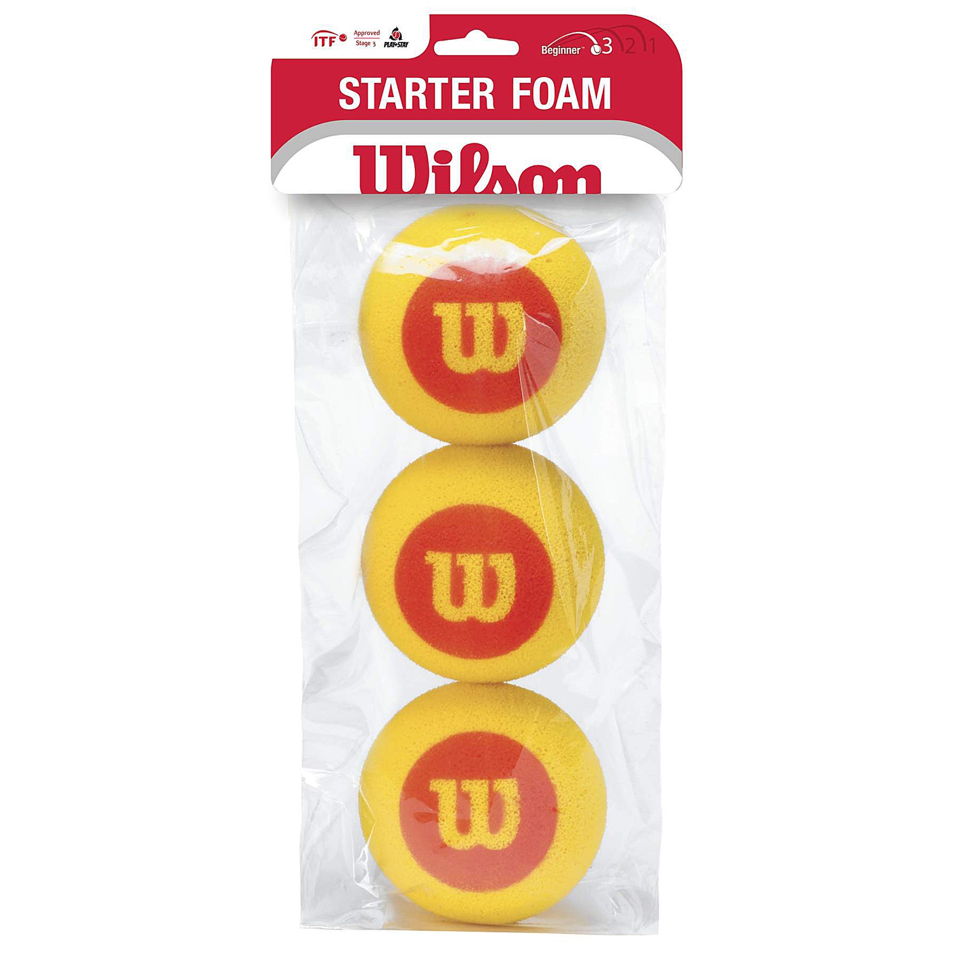 Wilson Starter Foam Balls (Stage 3) Zak Met 3 Stuks