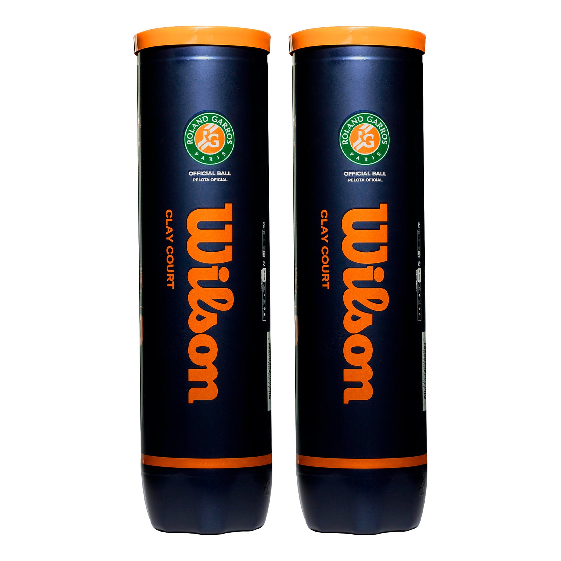 Wilson Roland Garros Official Bi Pack 2x verpakking 4 stuks