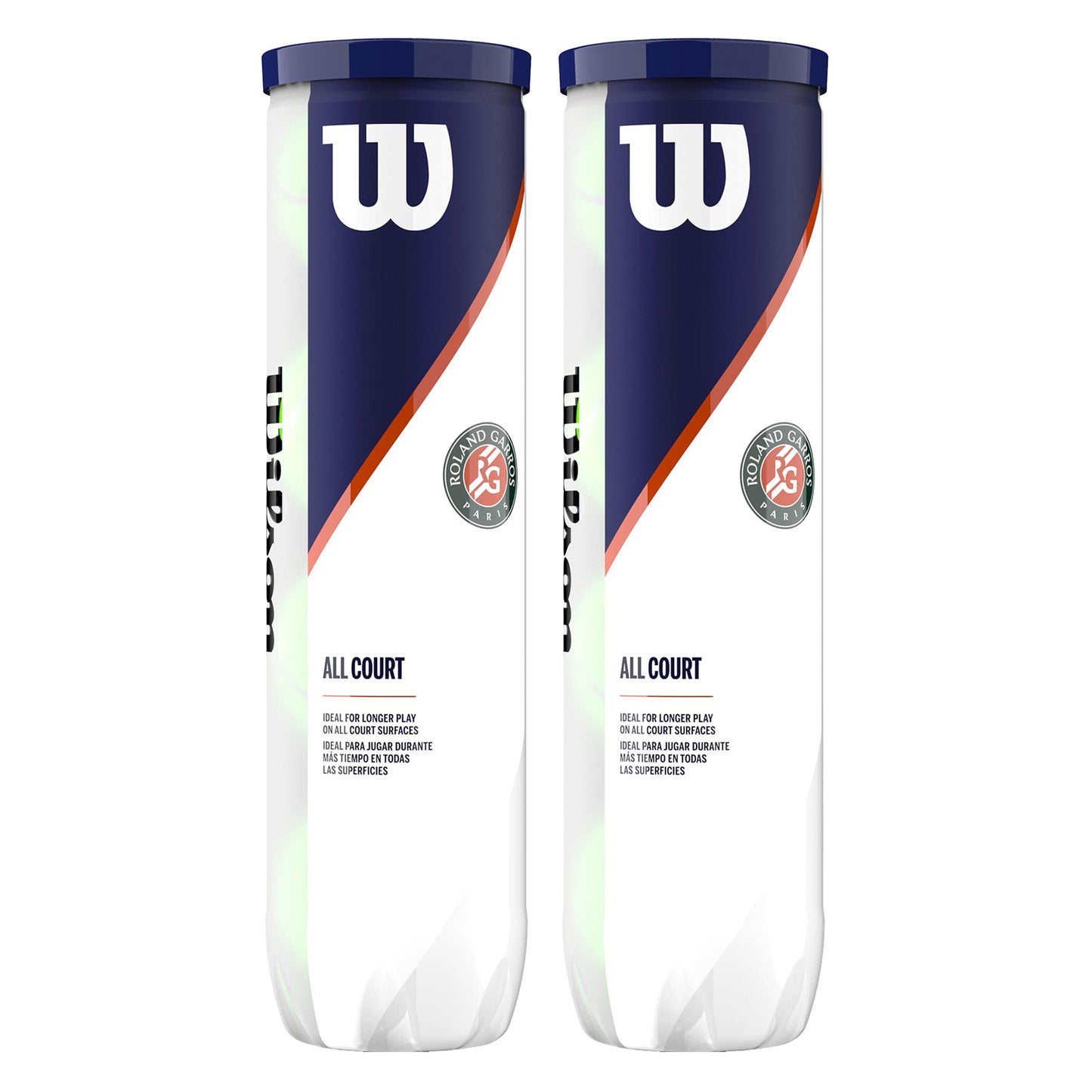 Wilson Roland Garros All Court 2x Verpakking 4 Stuks