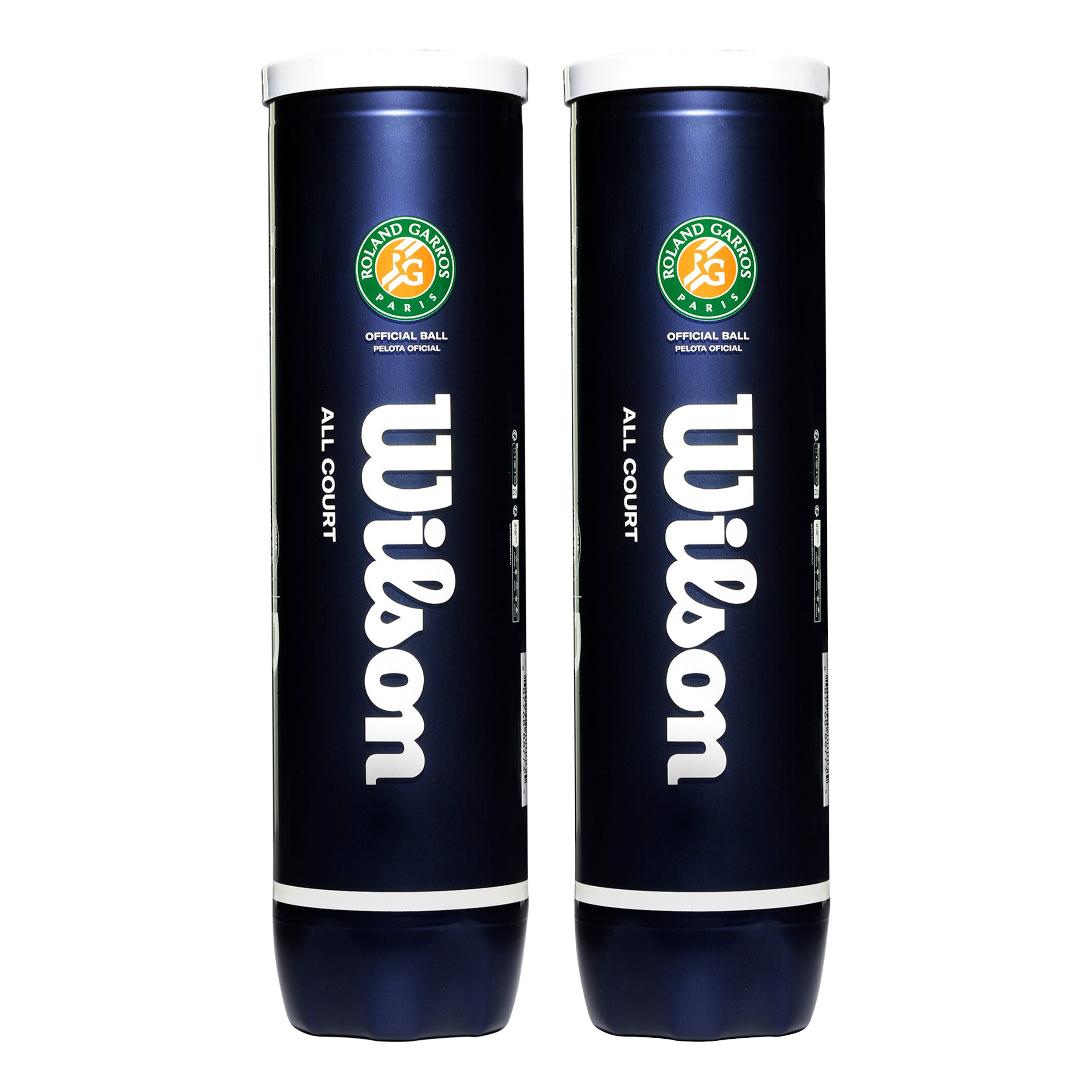 Wilson Roland Garros All Court 2x Verpakking 4 Stuks