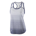 Striped Tanktop Dames - donkerblauw, wit