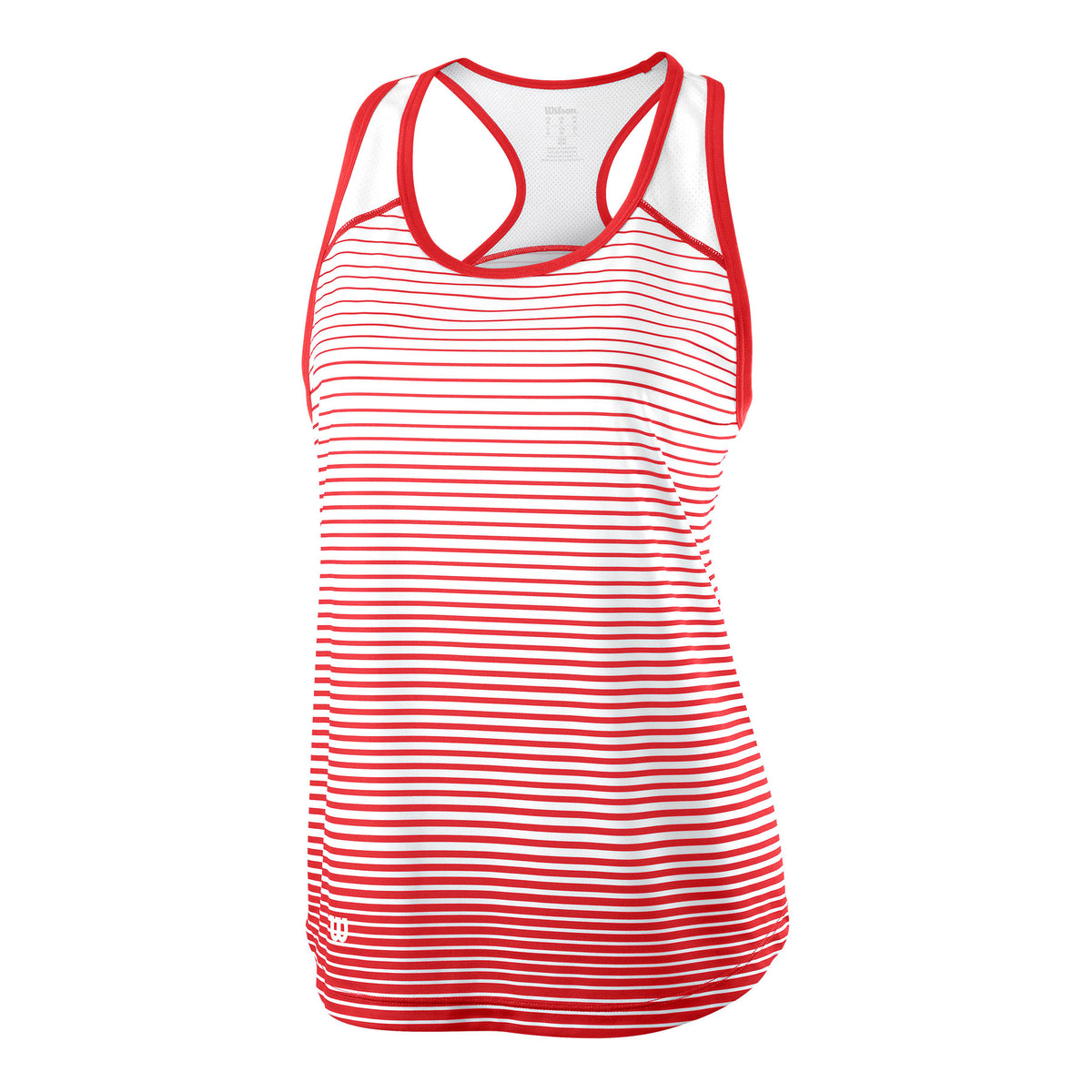 Wilson Striped Tanktop Dames - rood, wit