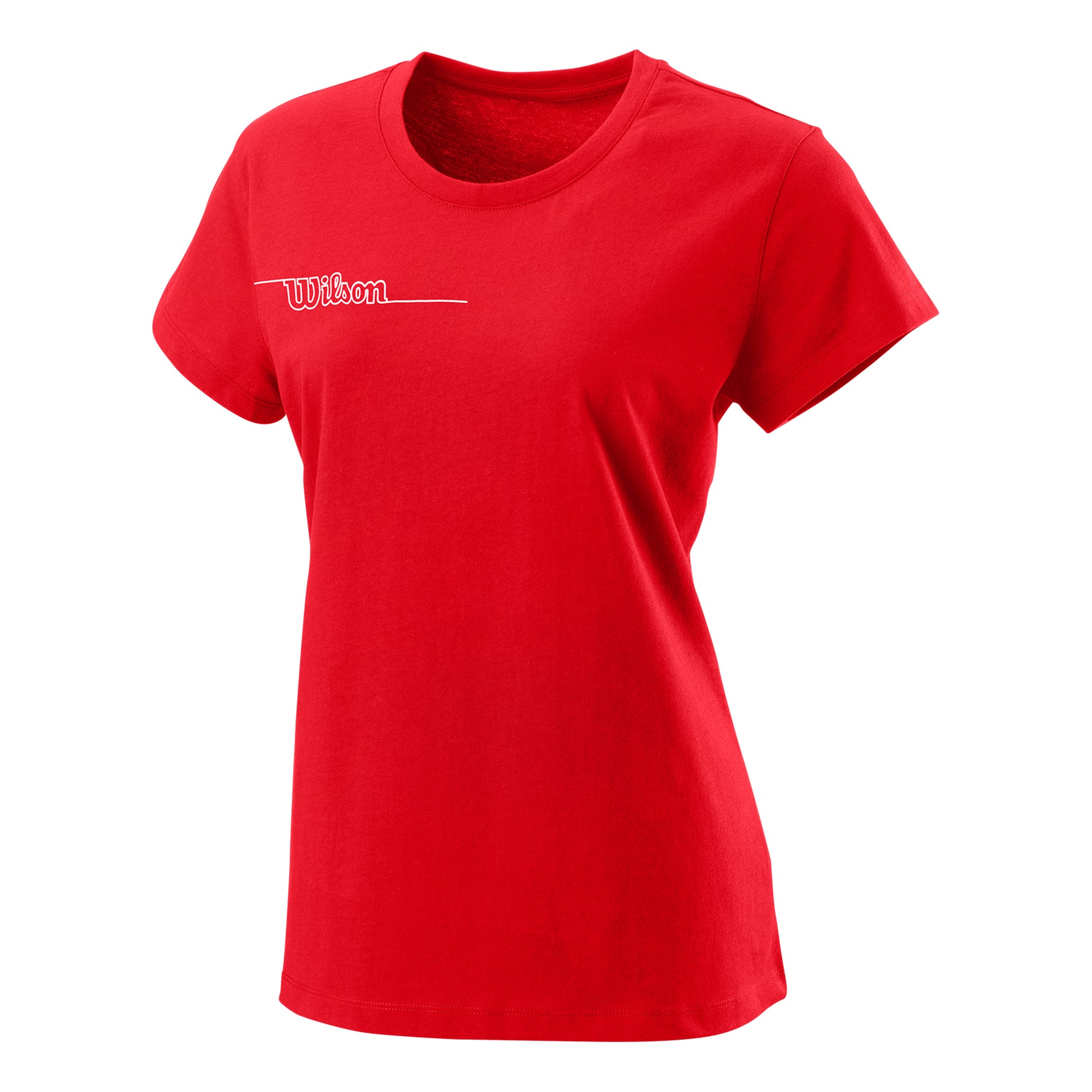Wilson Team II Tech T-shirt Dames-Rood