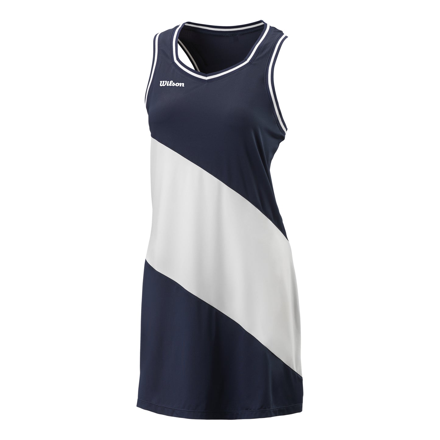 Wilson II Jurk Dames - donkerblauw, wit