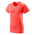 Power Seamless T-shirt Dames-Koraal