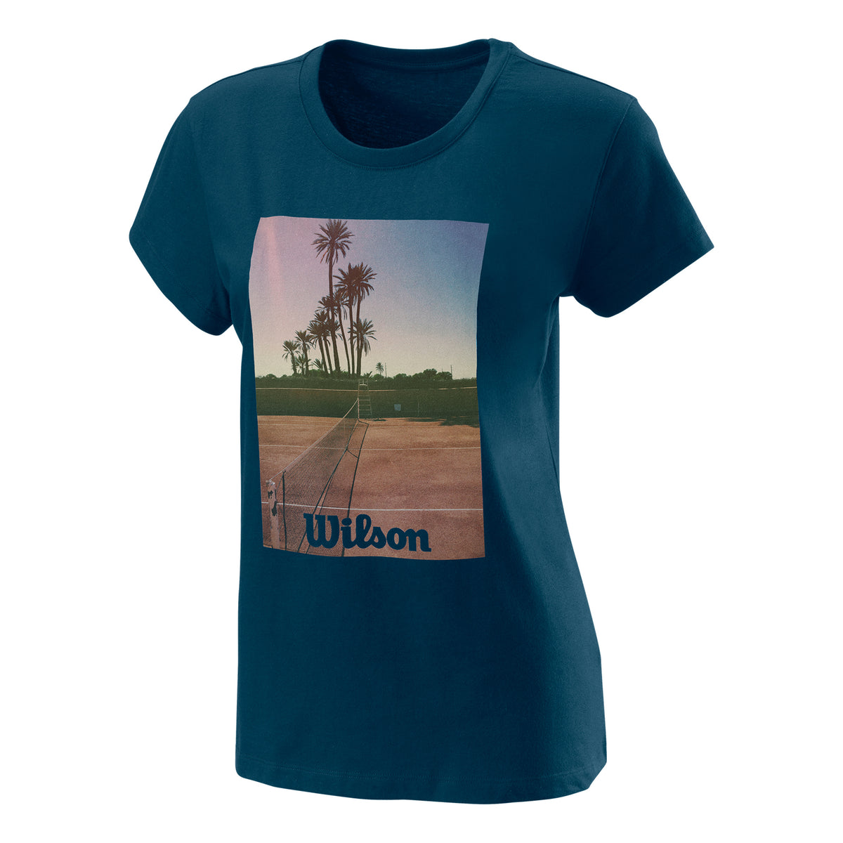 Wilson Scenic Tech T-shirt Dames - donkerblauw, veelkleurig