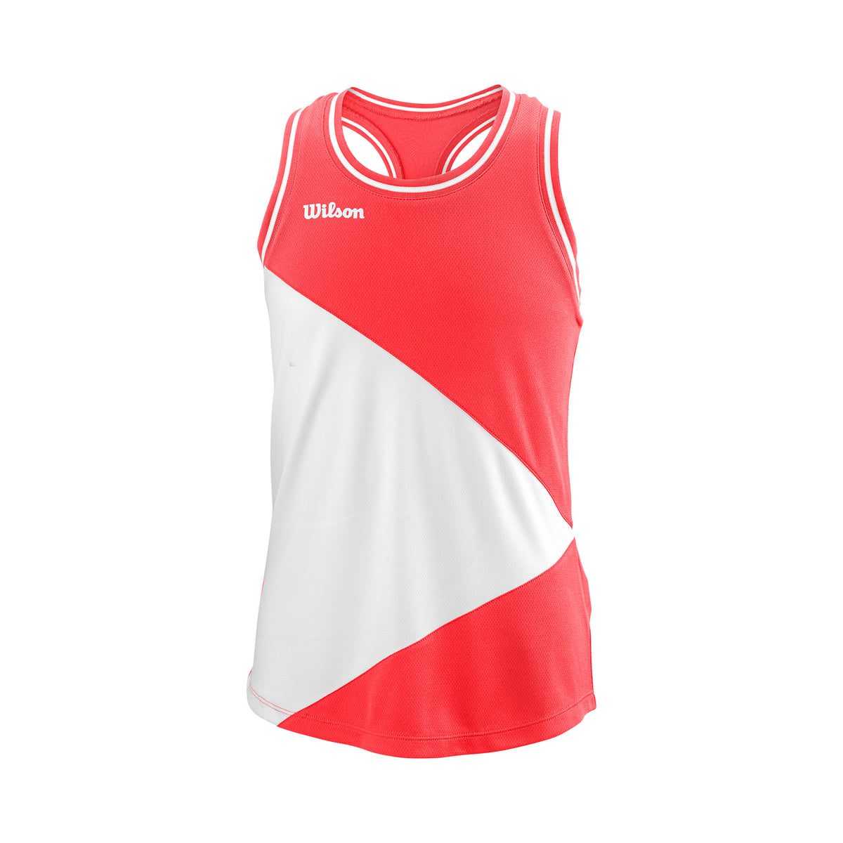 Wilson Team II Tanktop Meisjes - koraal, wit