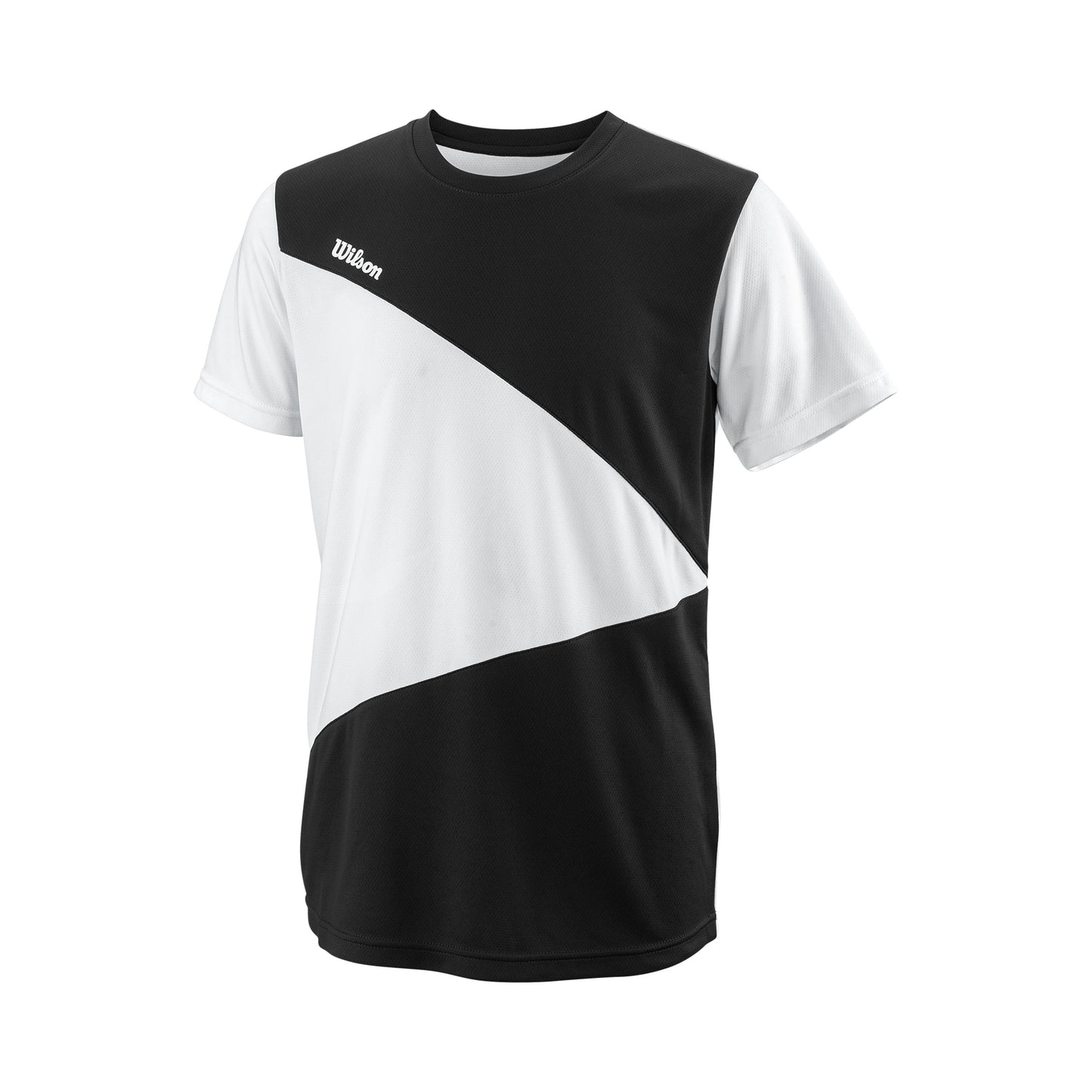 Wilson Team T-shirt Jongens-Zwart,Wit
