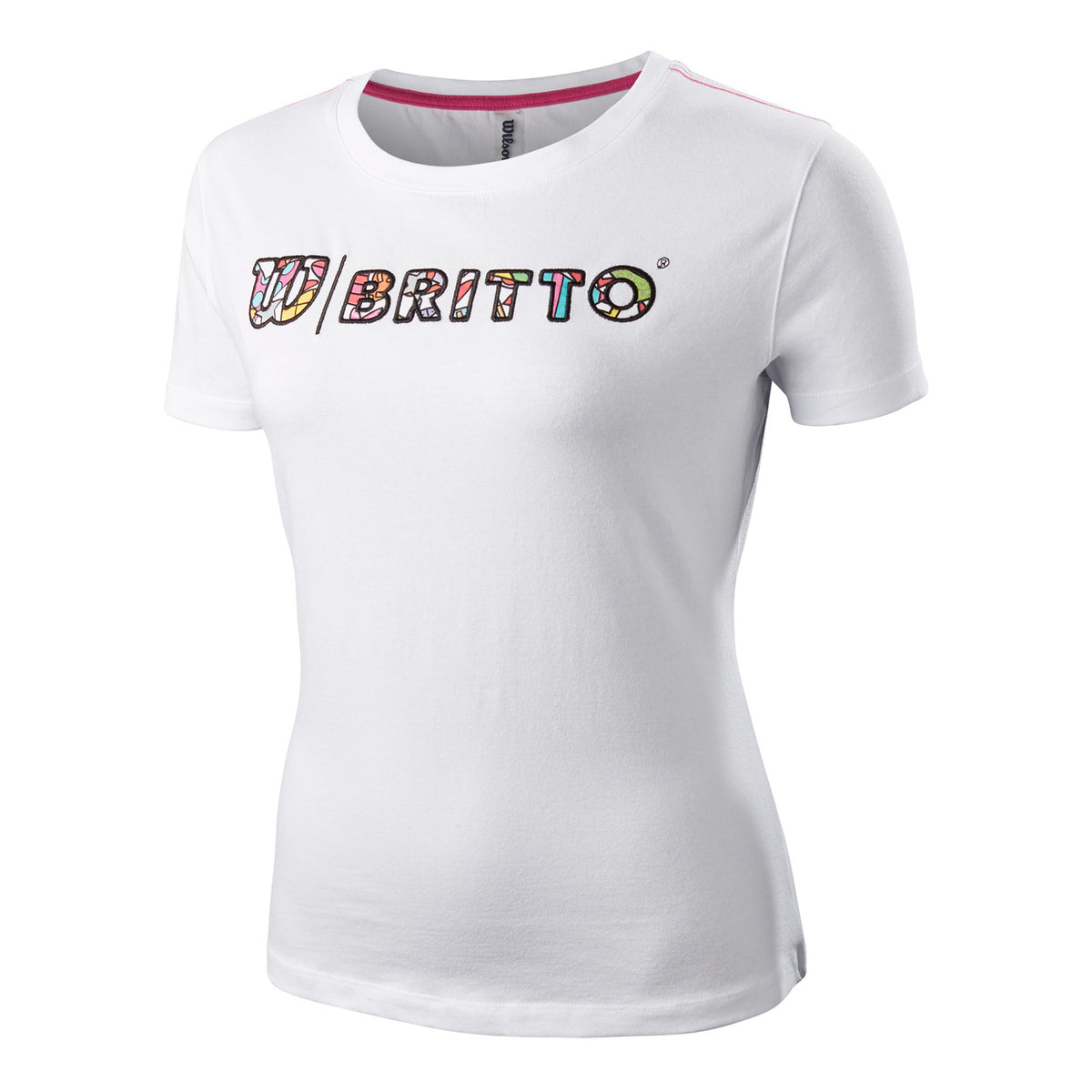 Wilson Britto Logo T-shirt Dames - wit,