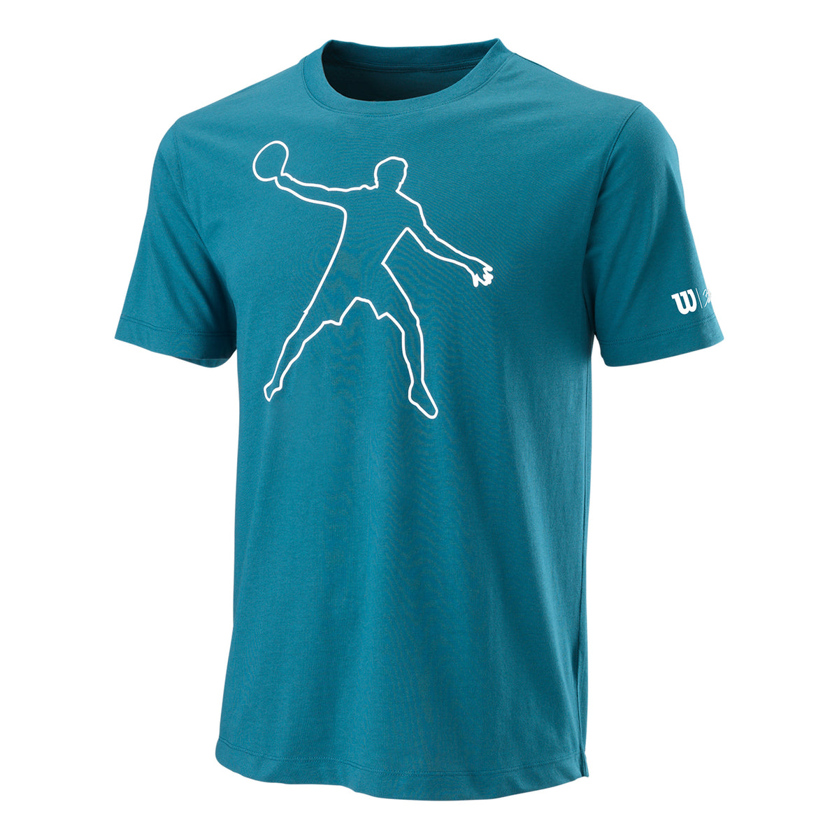 Wilson Bela Tech II T-shirt Heren-Blauw,Wit