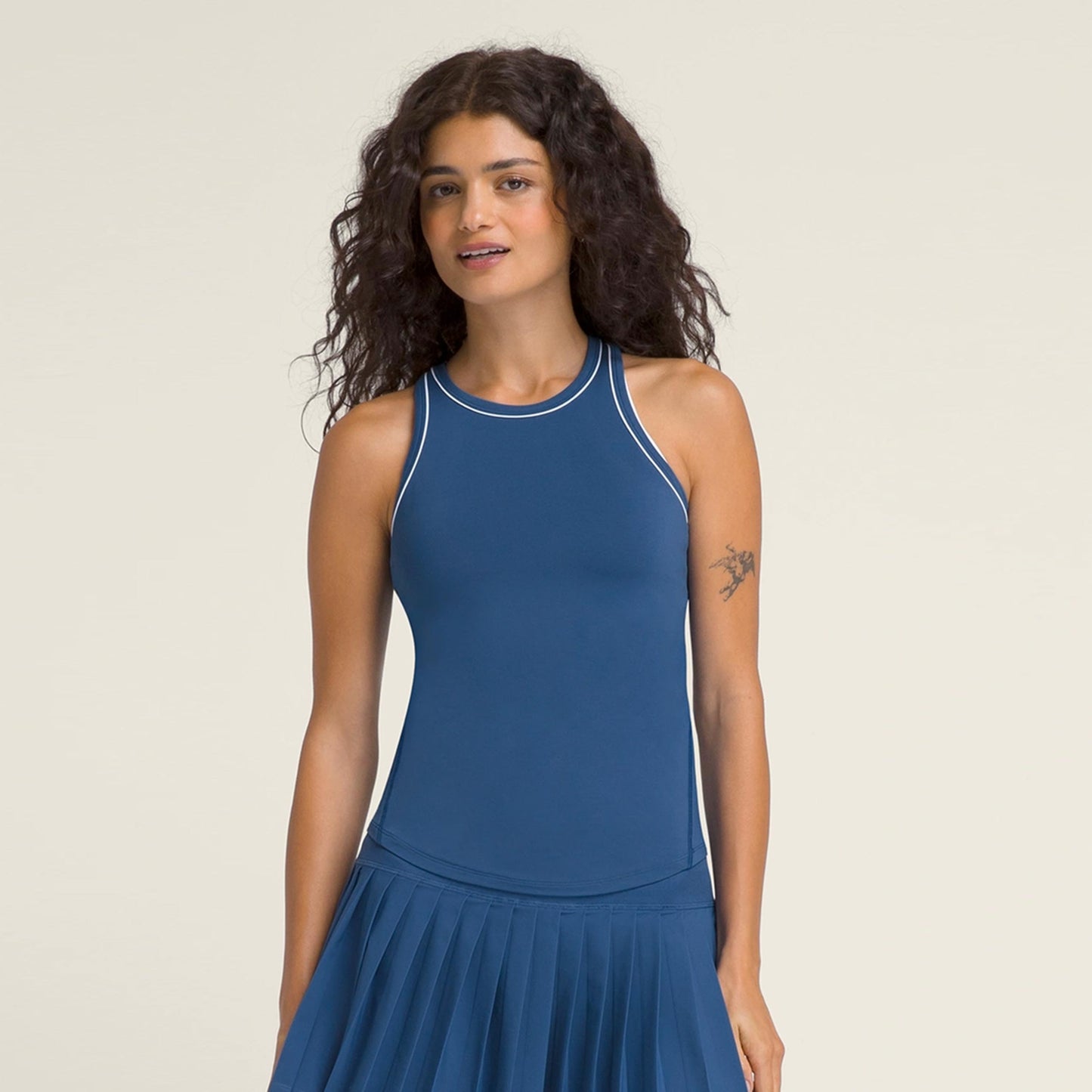 Wilson Fieldhouse Lite Tanktop Dames-Blauw,Zwart