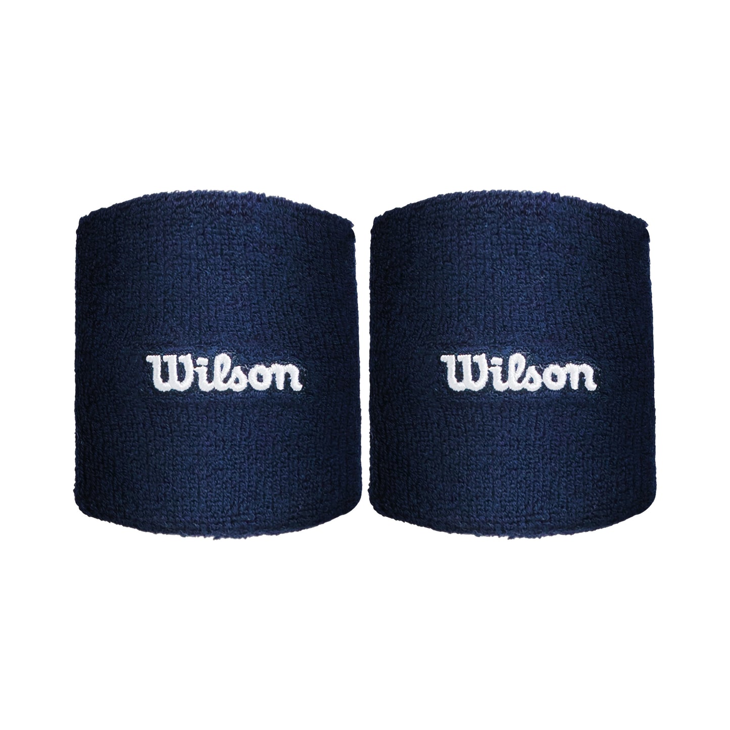 Wilson Terry Logo Zweetband kort - donkerblauw